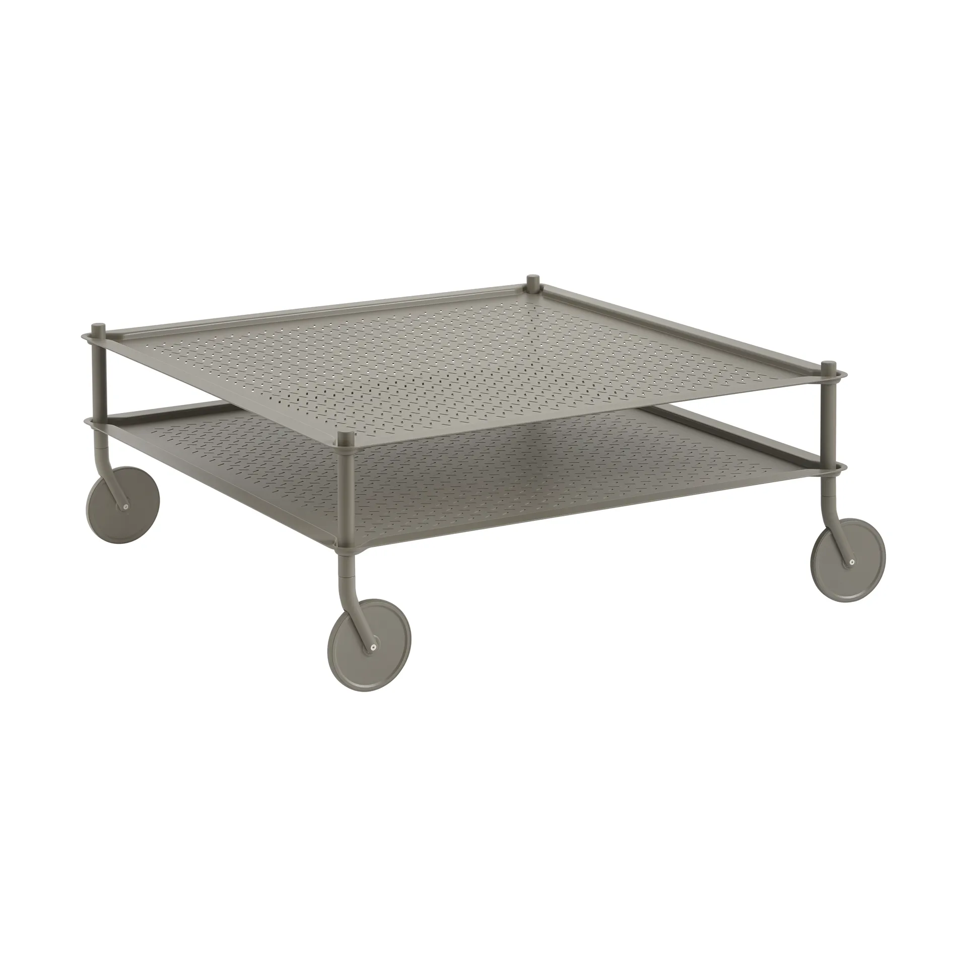 Muuto Flow sohvapöytä 95x95 cm Taupe