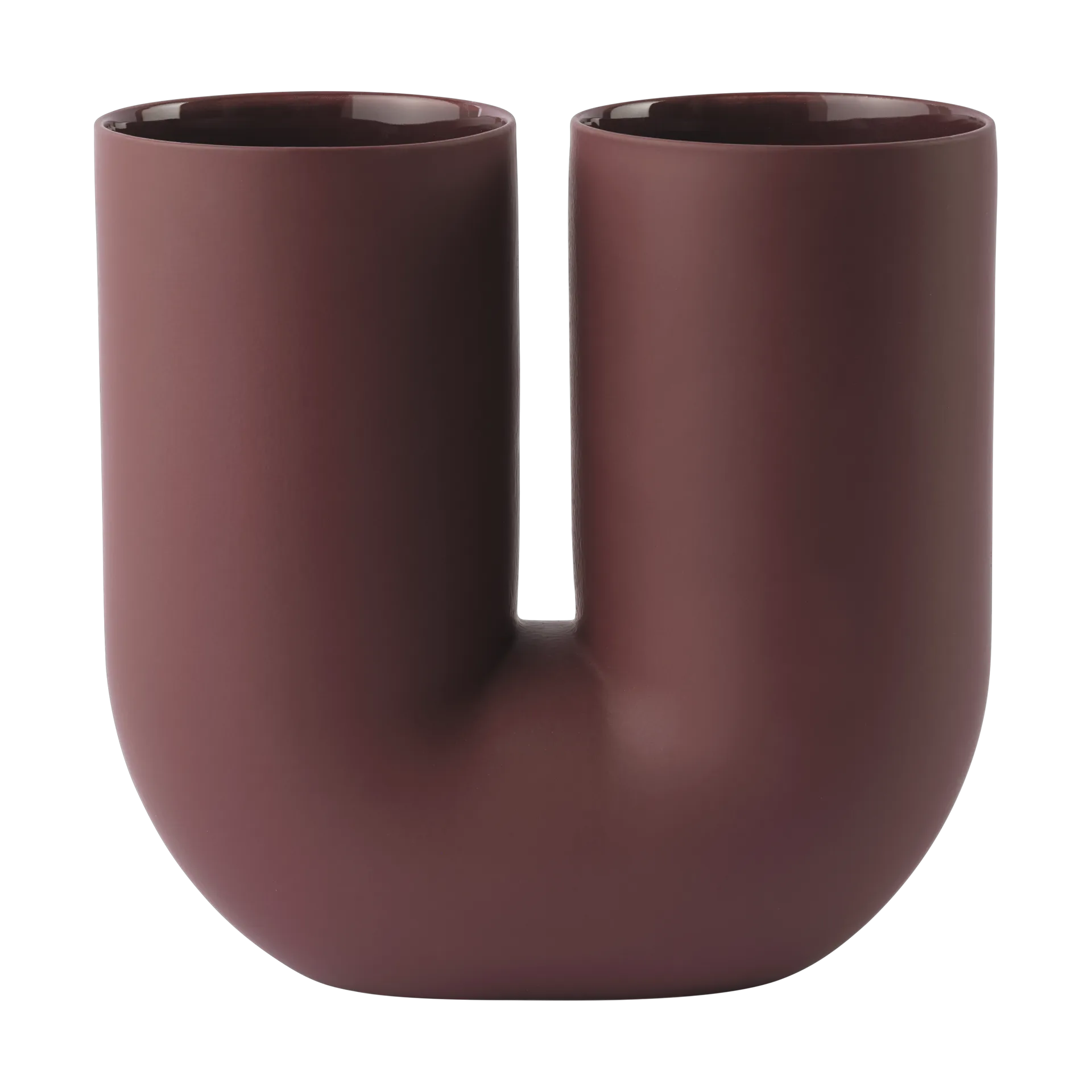 Muuto Kink maljakko 26 cm Deep red