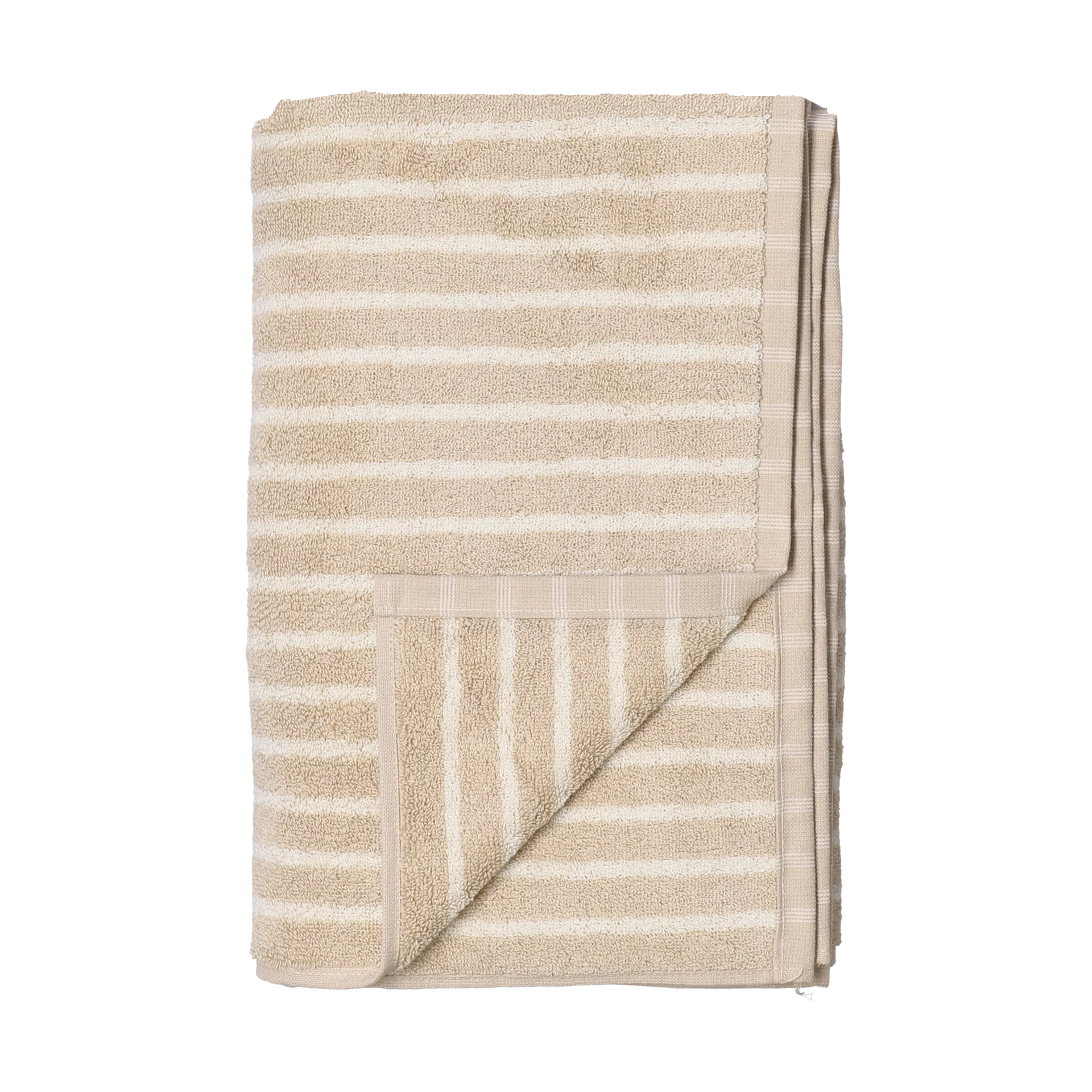 Scandi Living Drift kylpypyyhe 70x140 cm Beige-valkoinen
