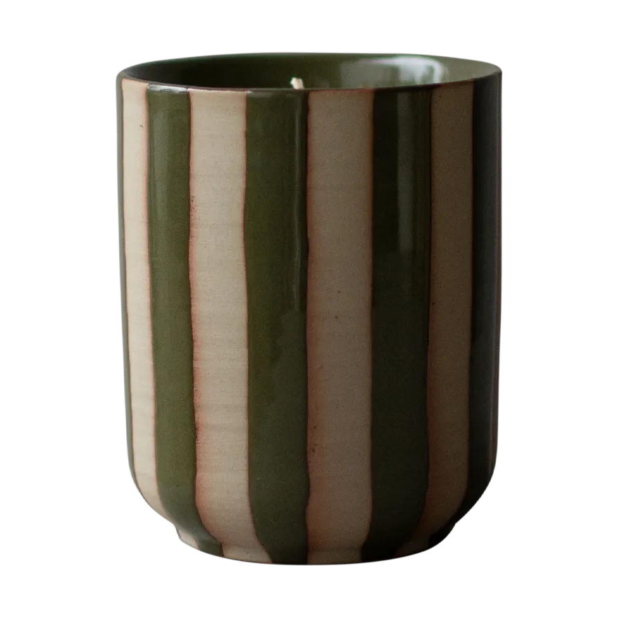 DBKD Burn tuoksukynttilä 60 h Stripe green