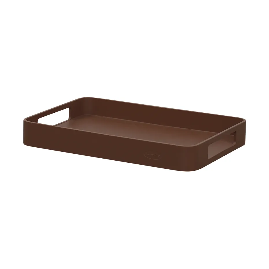 Cane-line Club tarjotin 24x35 cm Desert red