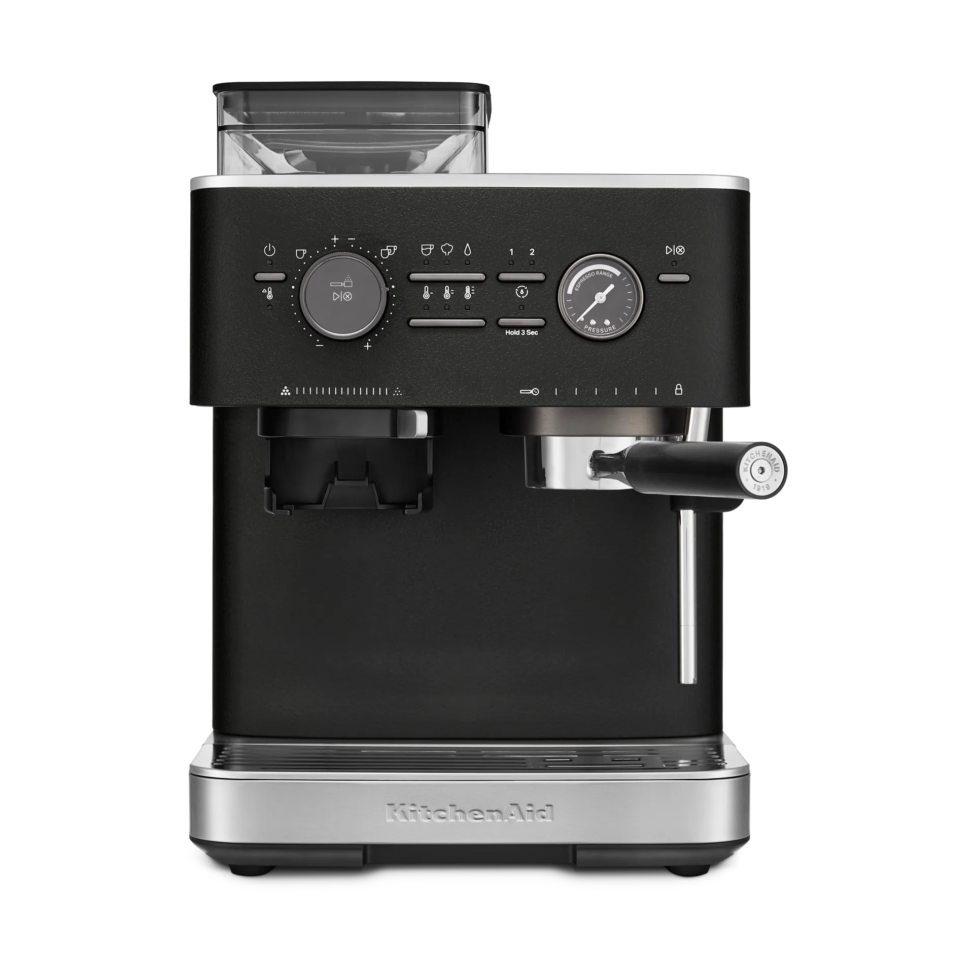 KitchenAid KitchenAid puoliautomaattinen espressokone jauhimella Cast iron black