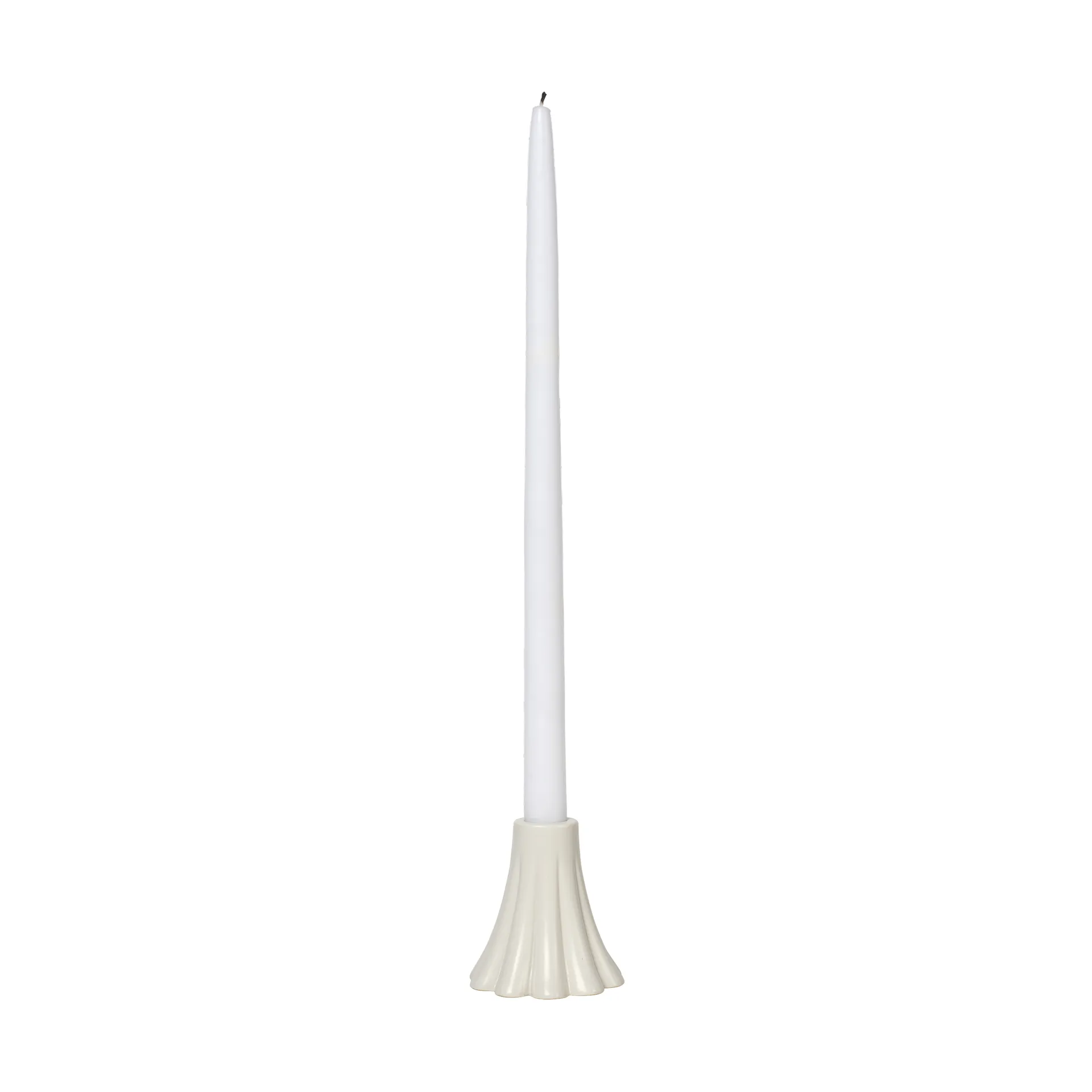 Broste Copenhagen Heli kynttilänjalka 8 cm Cream