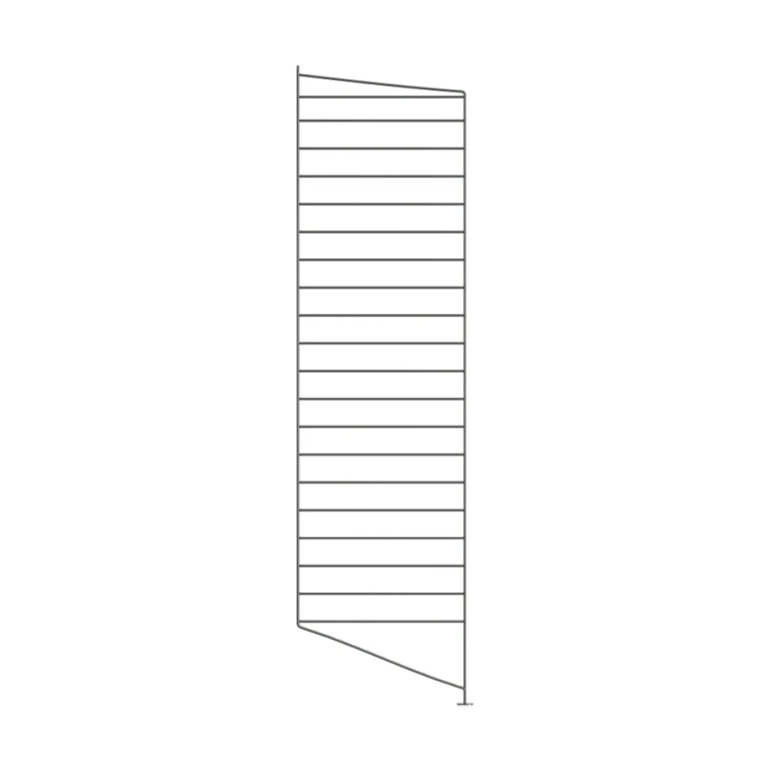 String String lattiakaide Tummanharmaa, 115x30 cm, 1-pakkaus