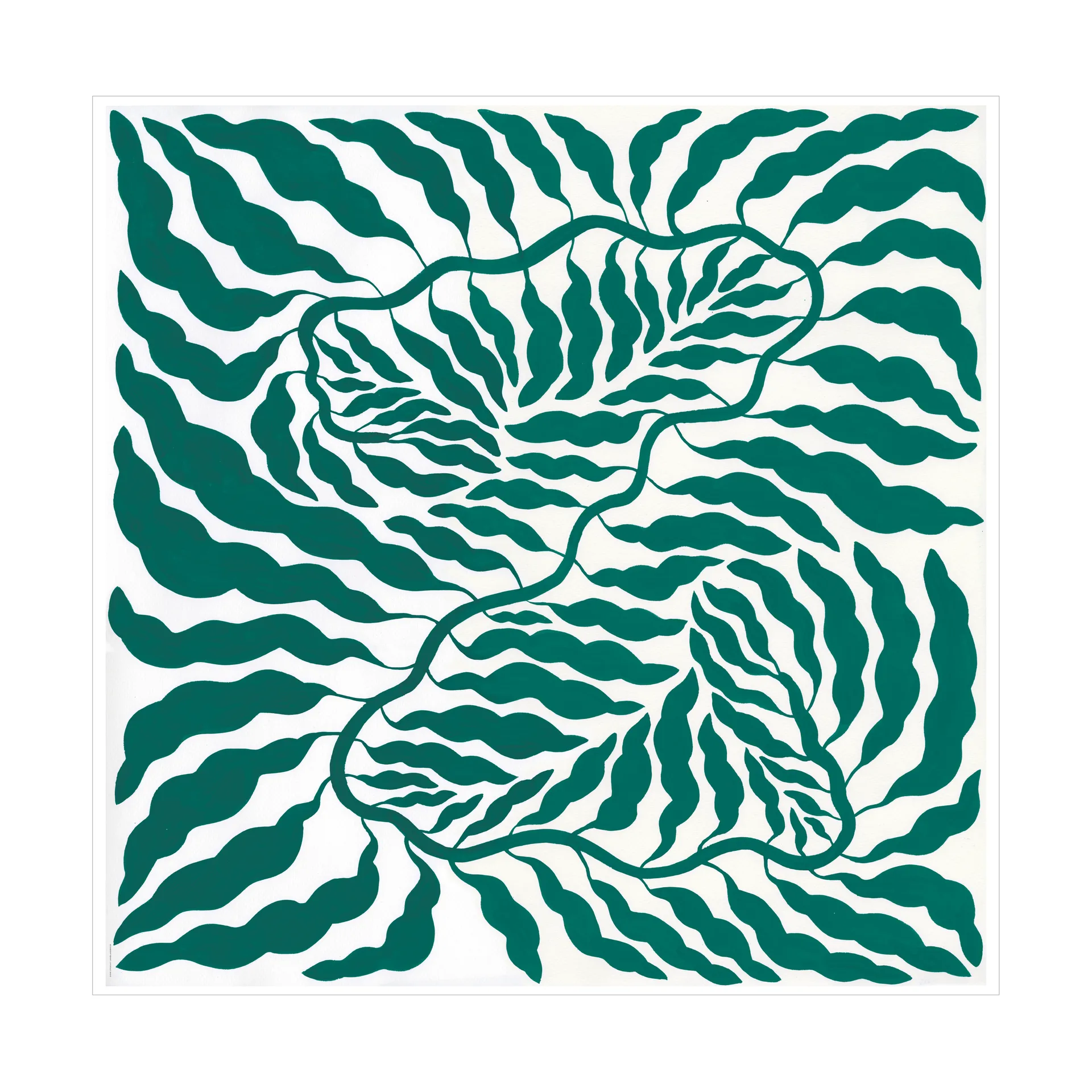 Fine Little Day Green juliste 70x70 cm