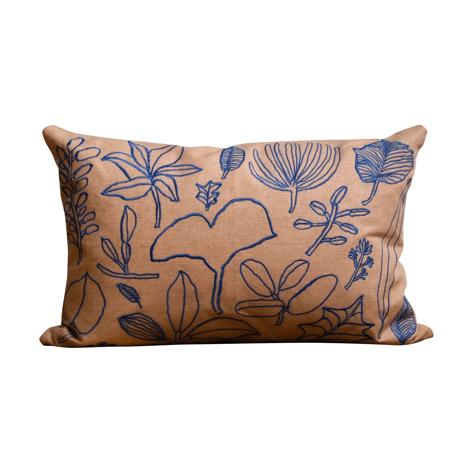 Fine Little Day Botanic tyynynpäällinen 38x58 cm Brown-blue