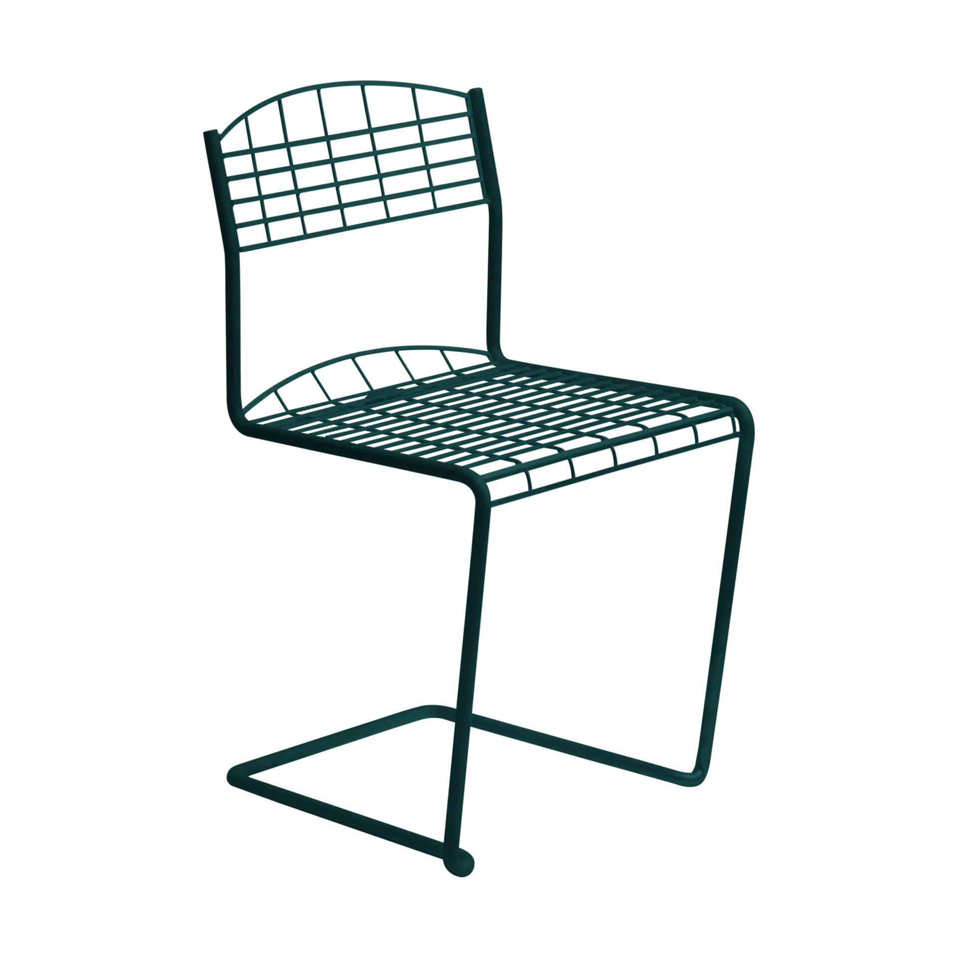 Grythyttan Stålmöbler High Tech tuoli Blue green