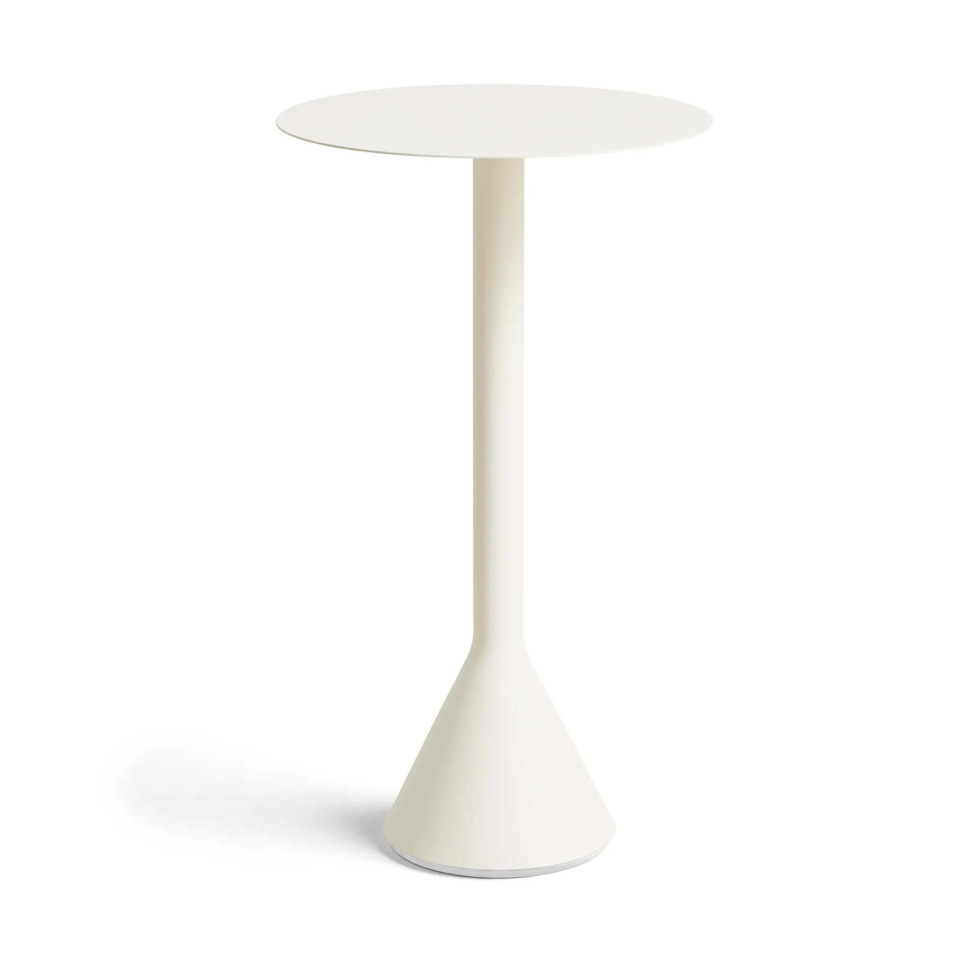 HAY Palissade Cone pyöreä kahvilapöytä Cream white, Ø60 cm