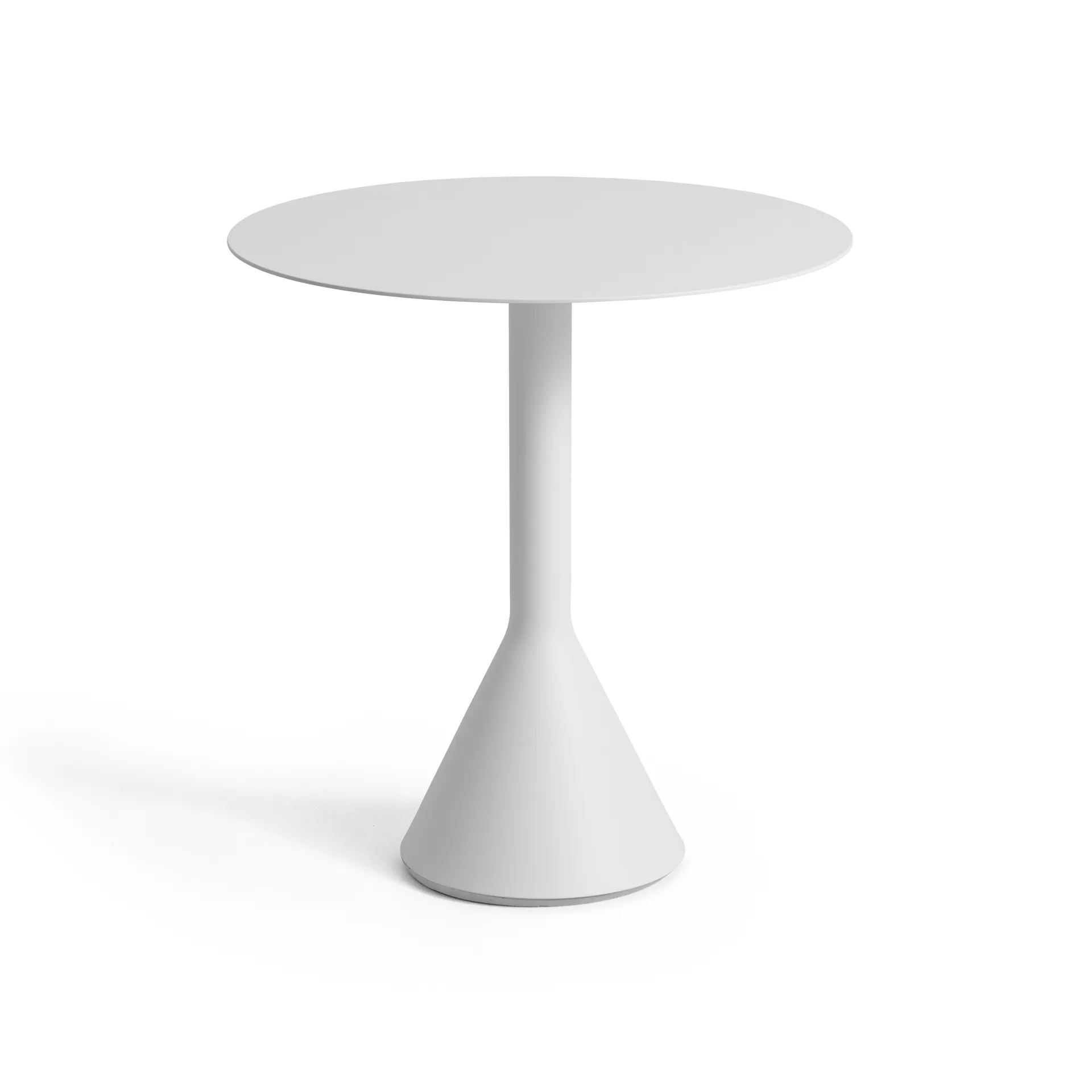 HAY Palissade Cone pyöreä kahvilapöytä Sky grey, Ø70 cm