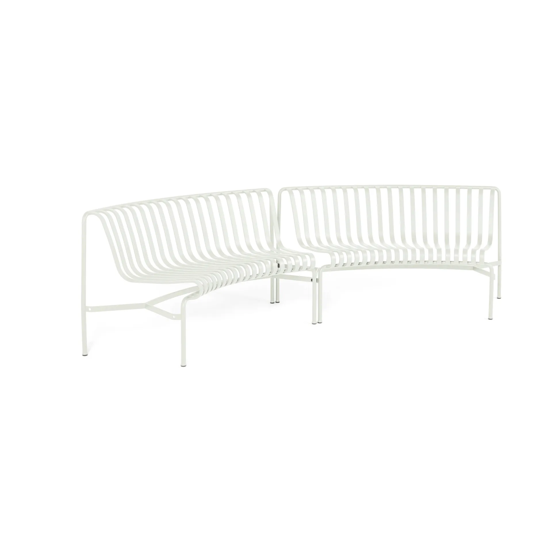 HAY Palissade Dining puistonpenkki in-in Cream white