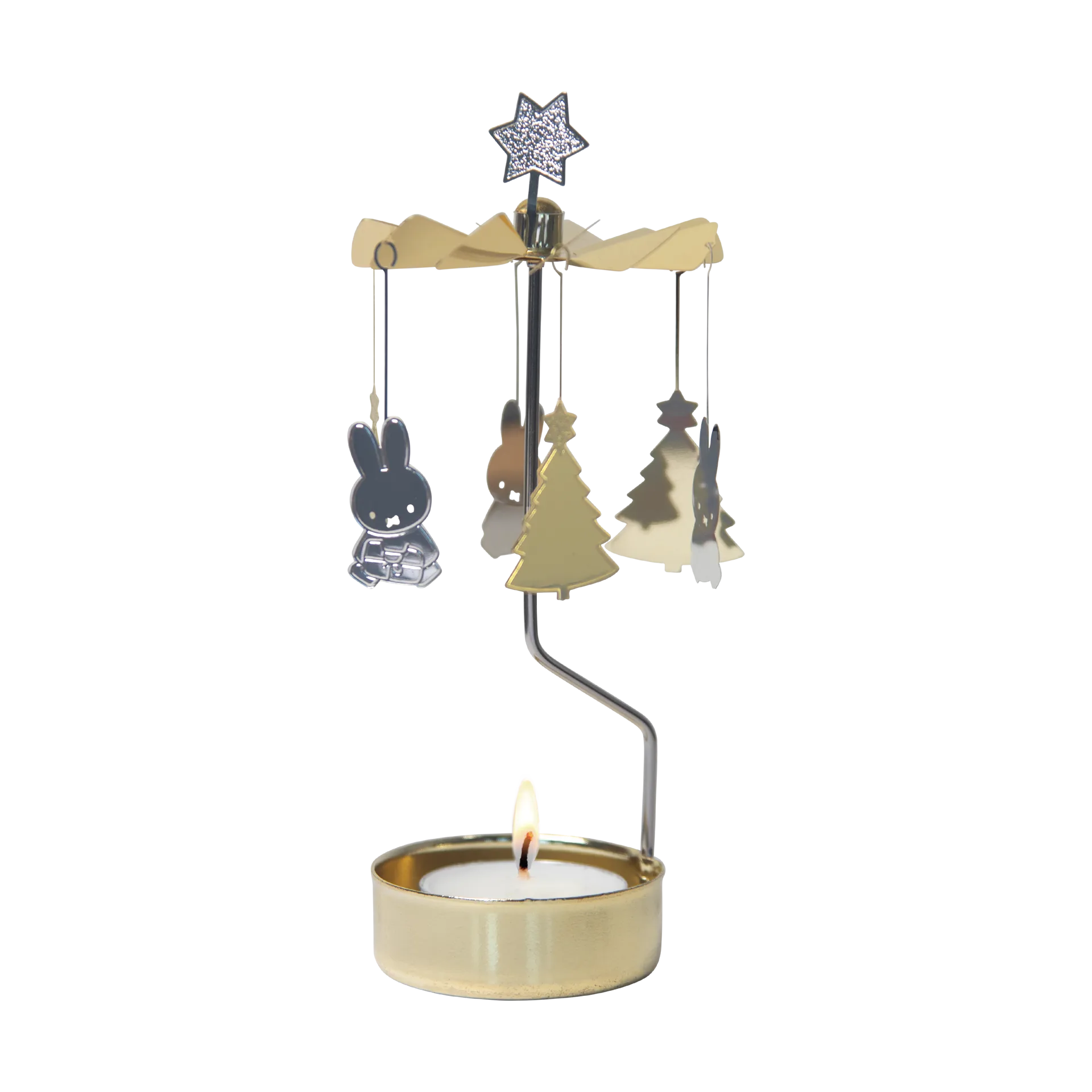 Pluto Design Miffy joulu enkelikello Silver-kulta