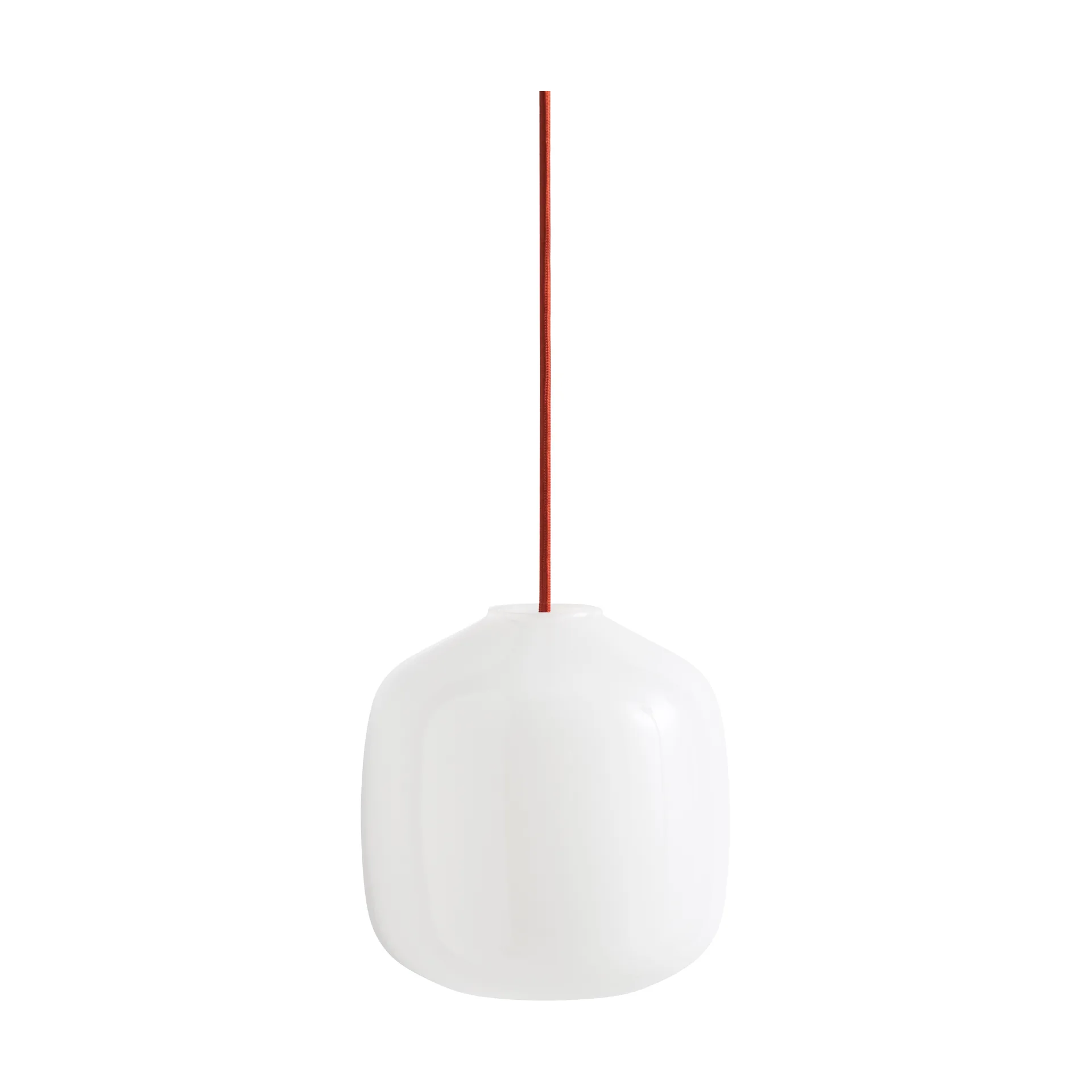 HAY Buoy riippuvalaisin Ø20 cm Opal glass-rusty red