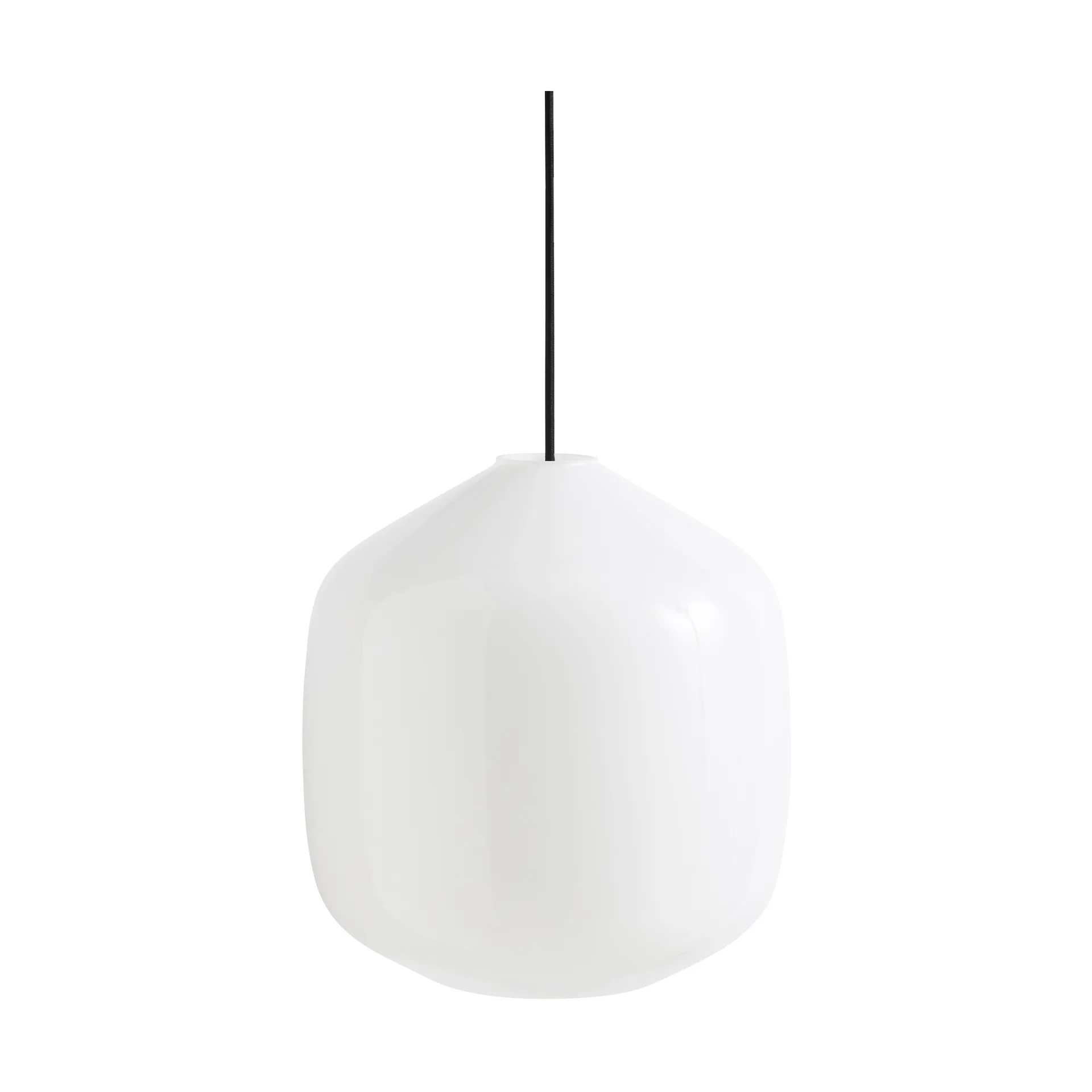 HAY Buoy riippuvalaisin Ø30 cm Opal glass-soft black