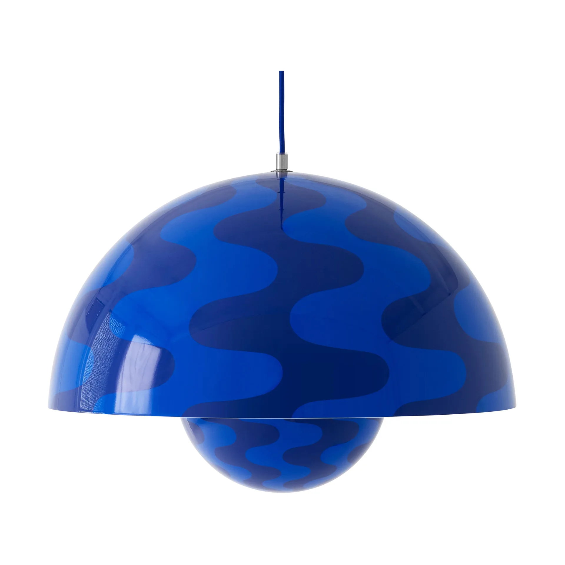 &Tradition Flowerpot VP2 Big riippuvalaisin Cobalt blue-Twilight blue