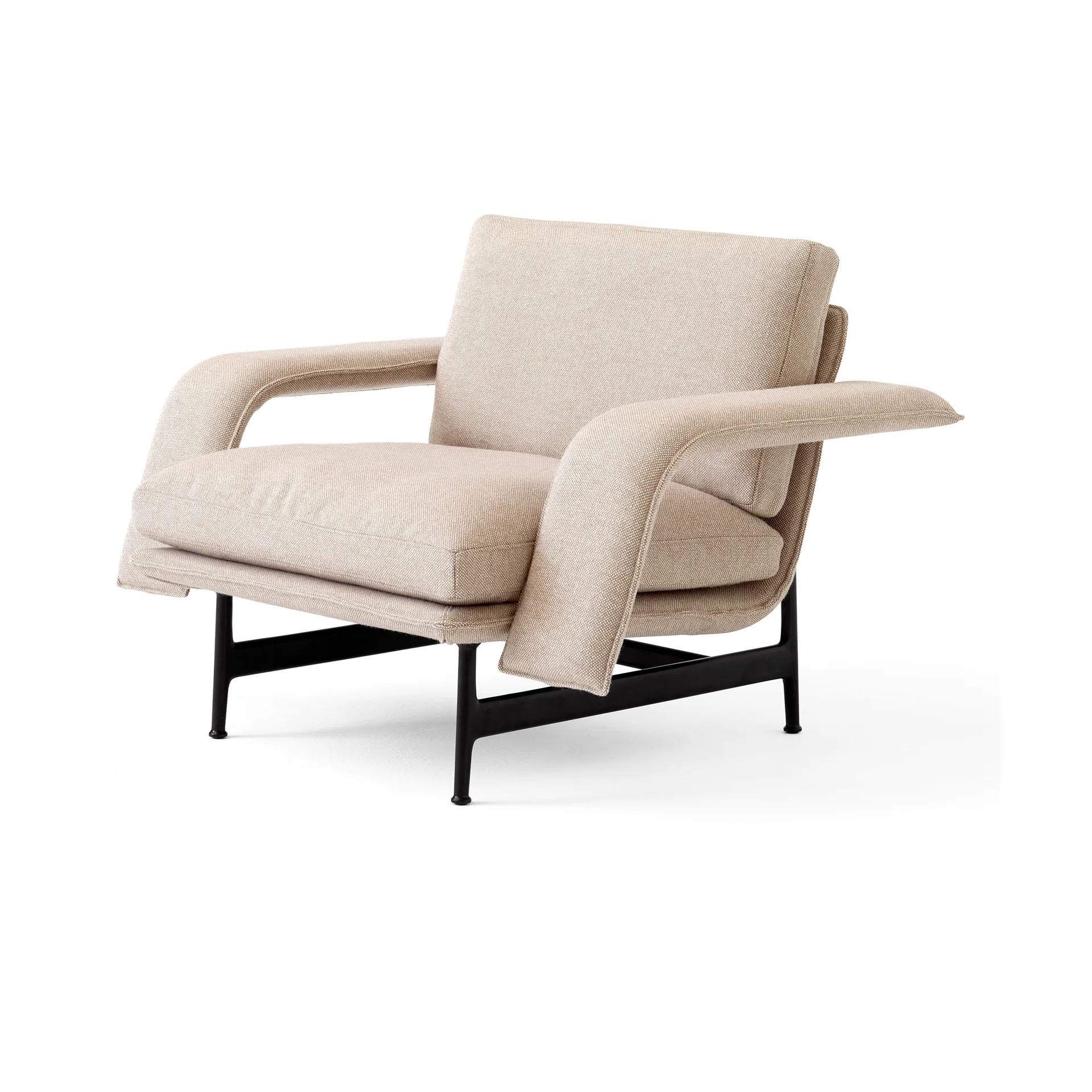 &Tradition Meantime AV29 lounge-nojatuoli Warm black-Hallingdal 0220