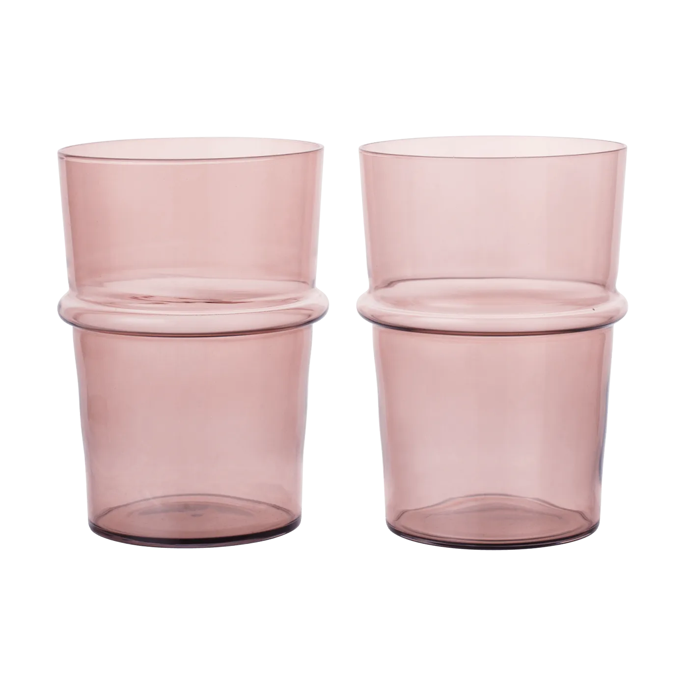 Ferm Living Boya juomalasi korkea 45 cl 2-pack. Mauve.