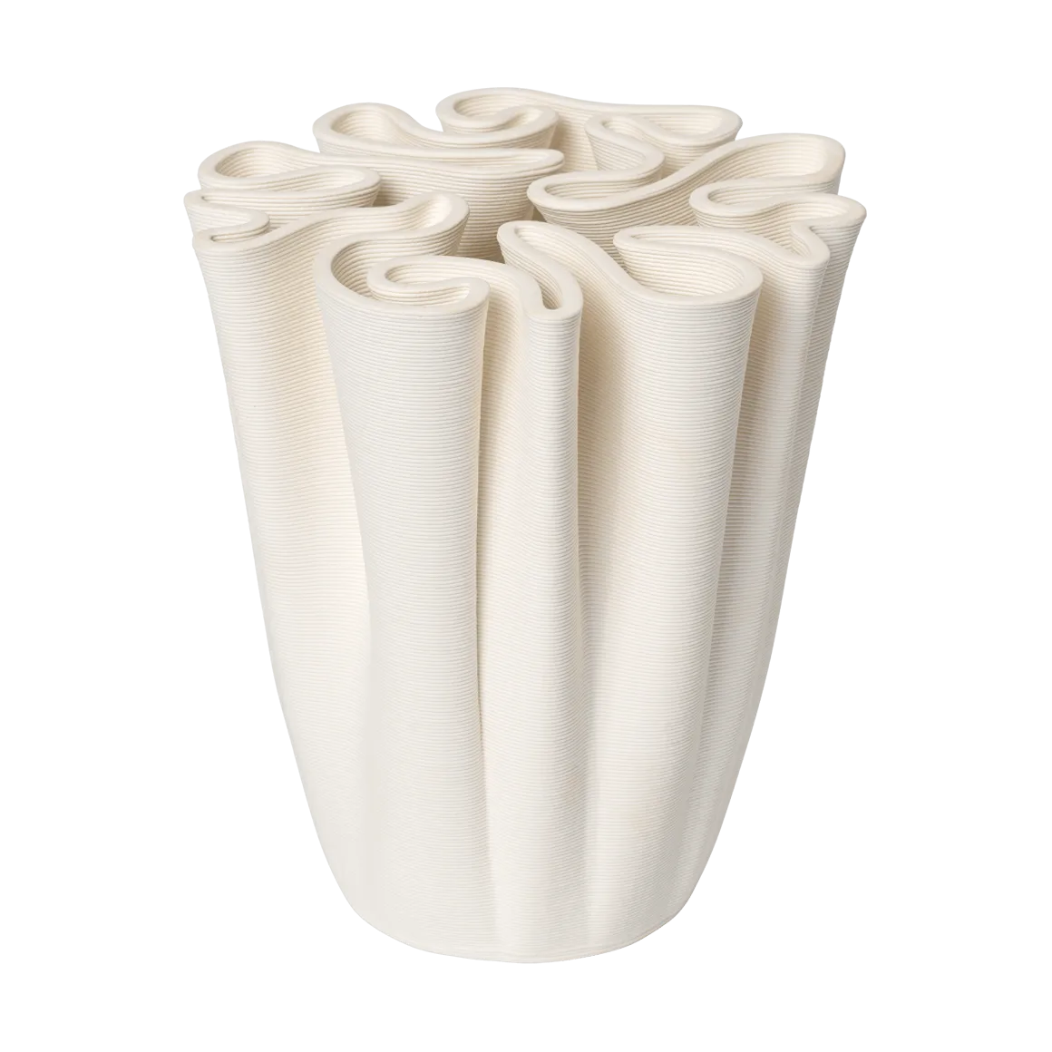 Ferm Living Dedali maljakko 18 cm Off-white