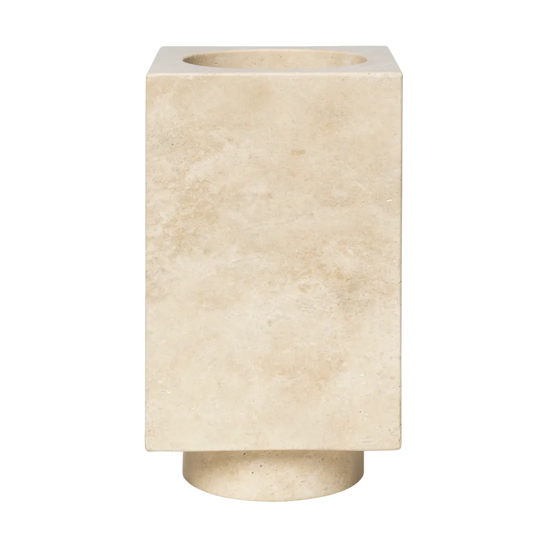 Ferm Living Hew vaasi 21 cm Travertiini