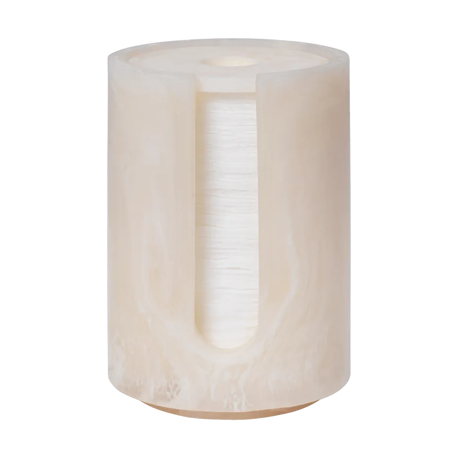 Ferm Living Mist-säiliö vanulapuille Ø8x11,8 cm Pearl