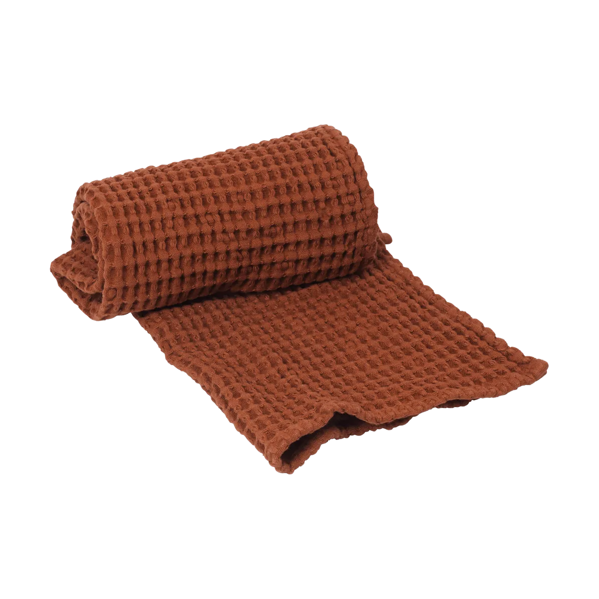 Ferm Living Organic käsipyyhe 50x100 cm Brown Clay