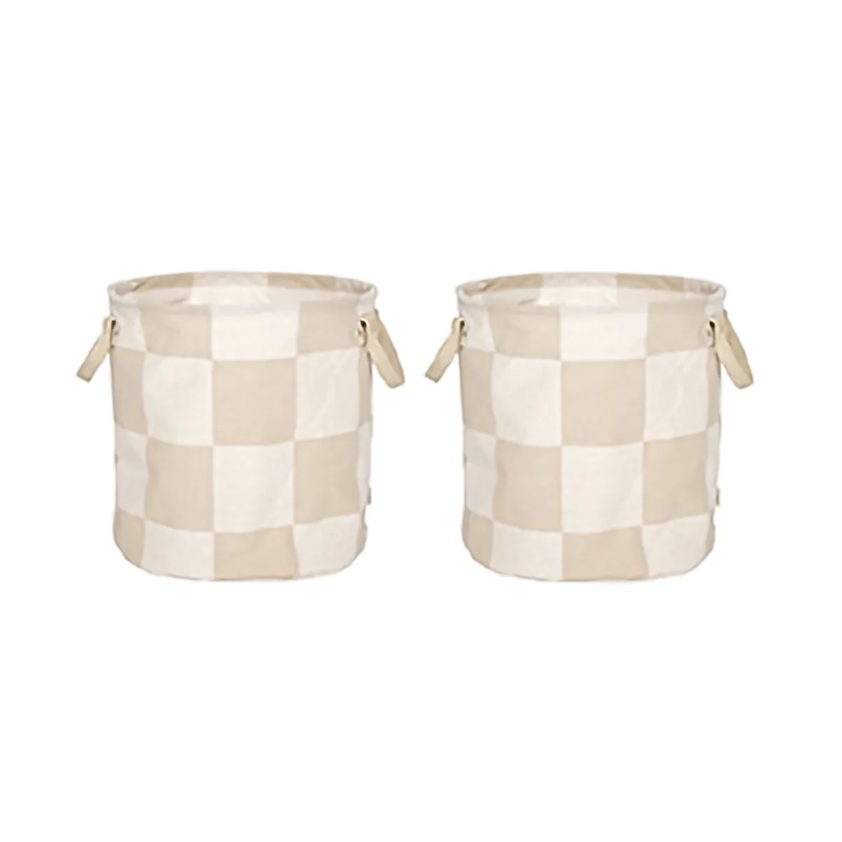 OYOY Chess säilytyskorit medium 2-pack Clay-offwhite