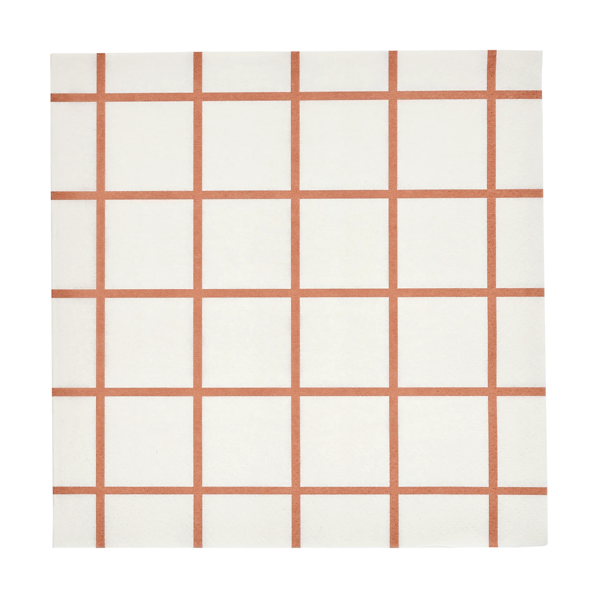 Muurla Check & Stripes paperinenäliina 25x25 cm 20-pack Beige