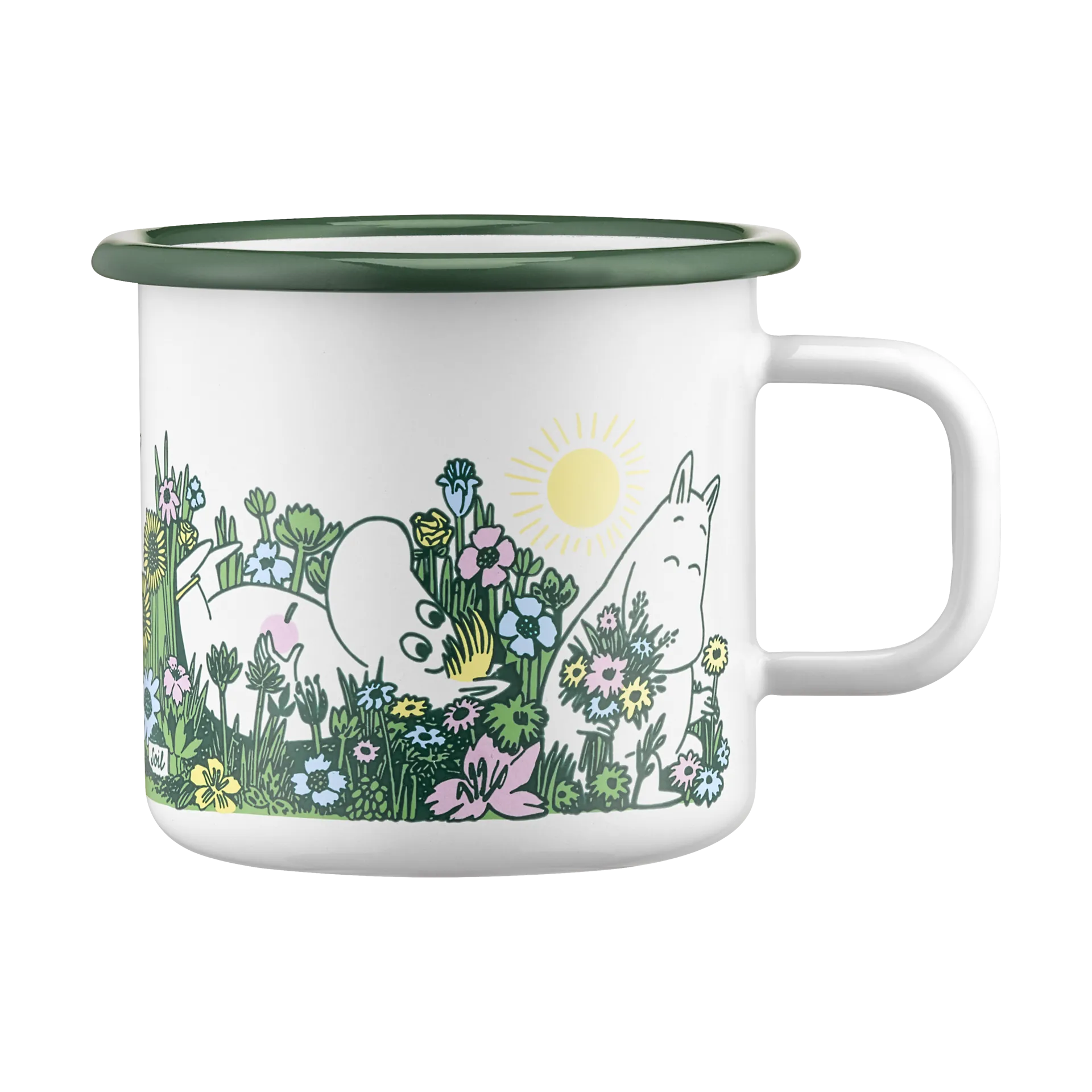 Muurla Moomin emalimuki 37 cl Puutarhassa