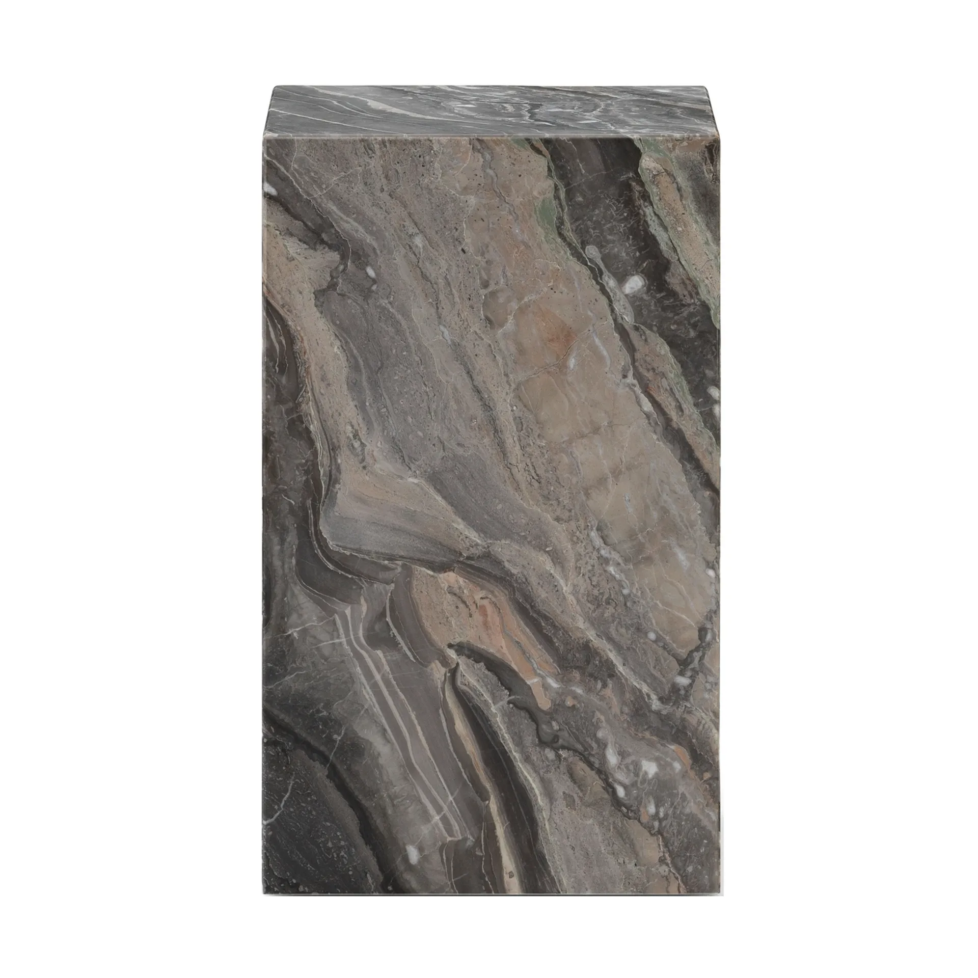 Audo Copenhagen Plinth tall -sivupöytä 30 x 30 x 51 cm Grey galaxy
