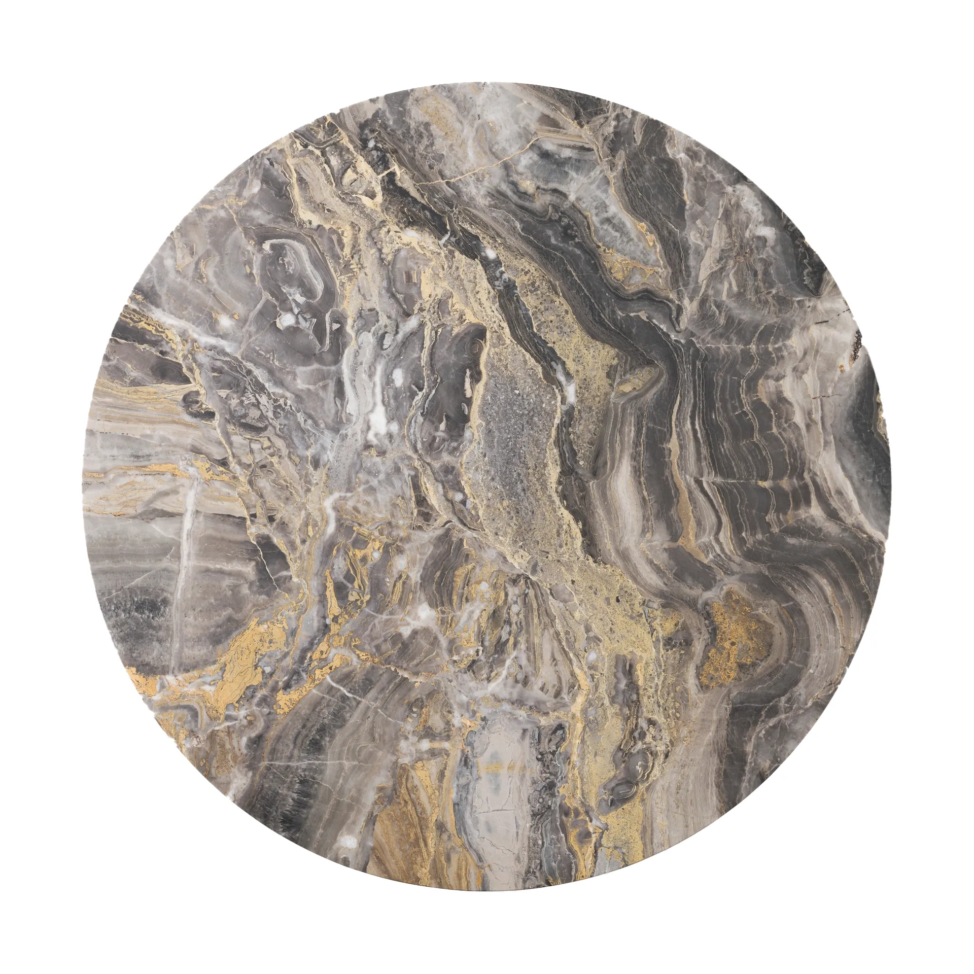Audo Copenhagen Androgyne pöytälevy sivupöytä Grey galaxy, Ø65 cm