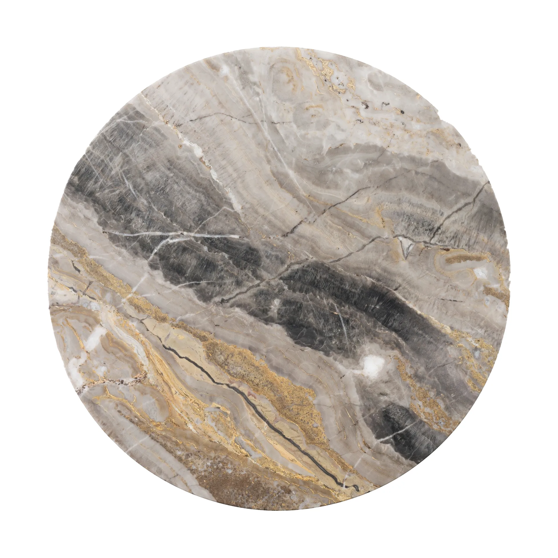 Audo Copenhagen Androgyne pöytälevy sivupöytä Grey galaxy, Ø42 cm