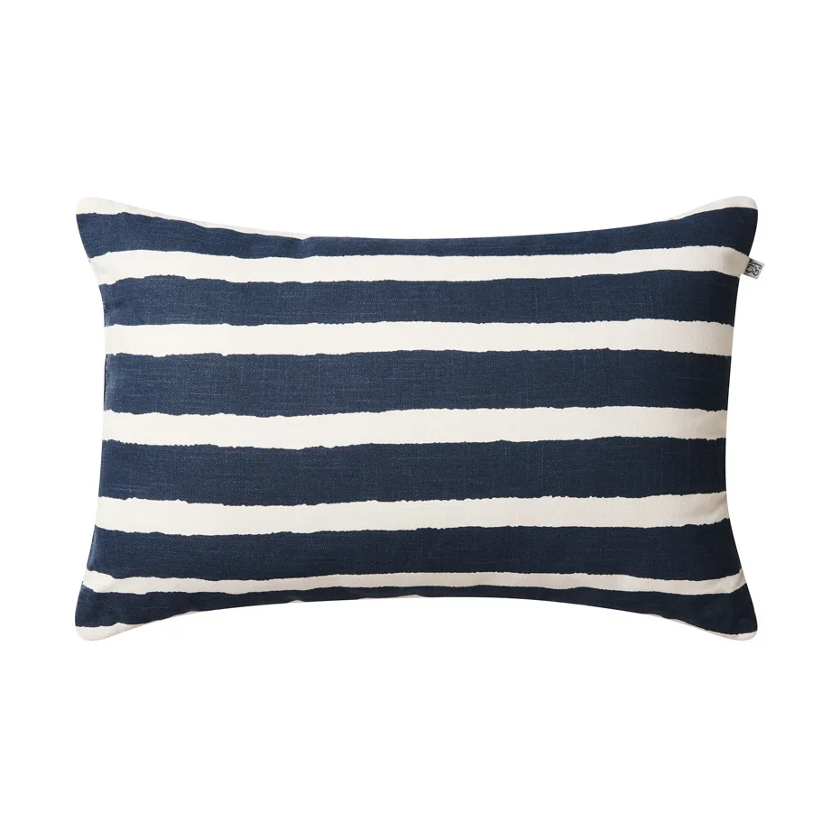 Chhatwal & Jonsson Block Stripe ulkotyyny 40x60 cm Blue-off white
