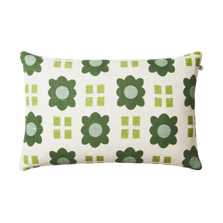Chhatwal & Jonsson Lalit tyynynpäällinen 40x60 cm Aqua-lime-cactus green