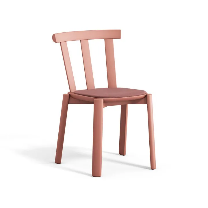 Stolab Alt-tuoli verhoiltu istuin koivu. Vidar 4, 633 pink-malva 27