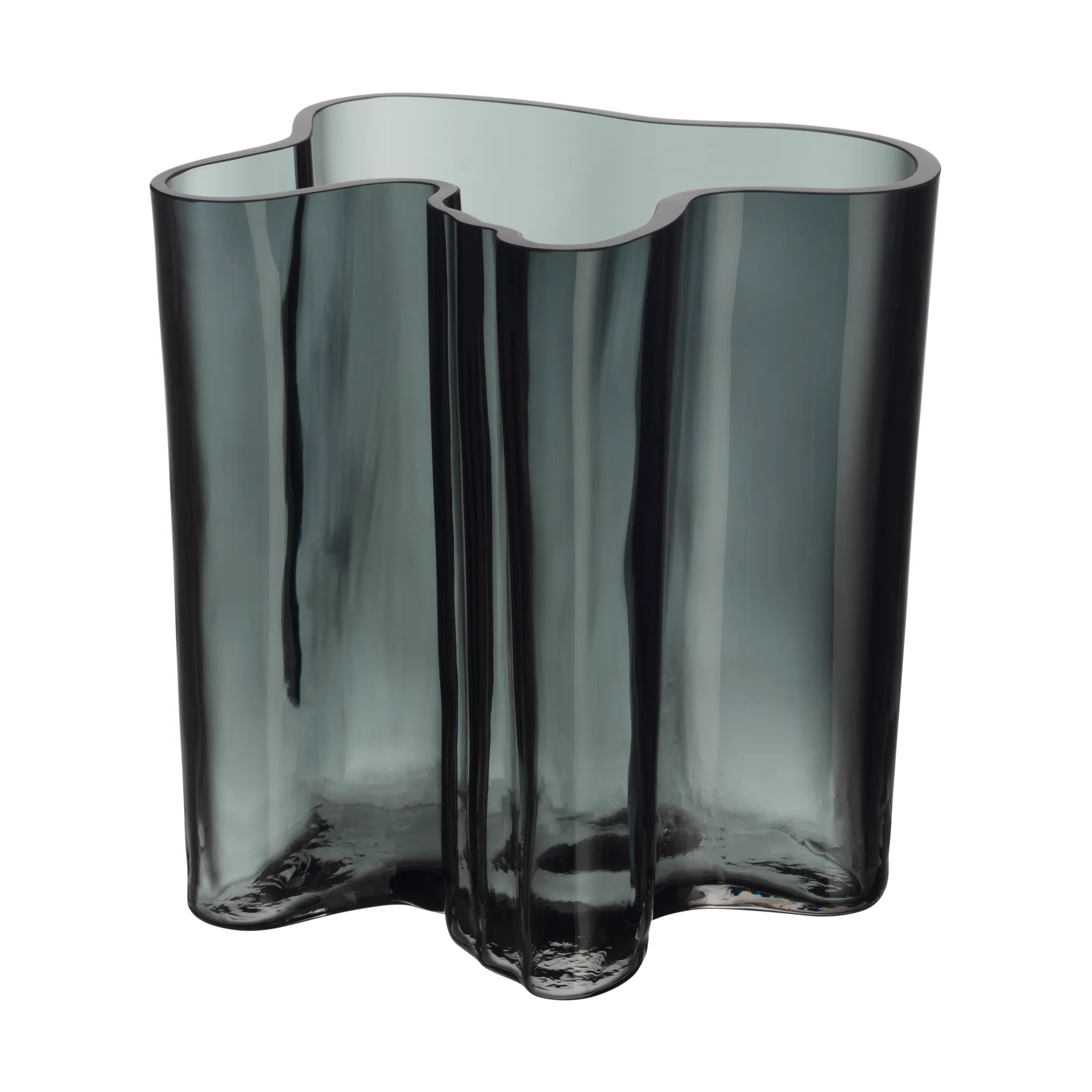 Iittala Alvar Aalto vaasi 200 mm Tummanharmaa