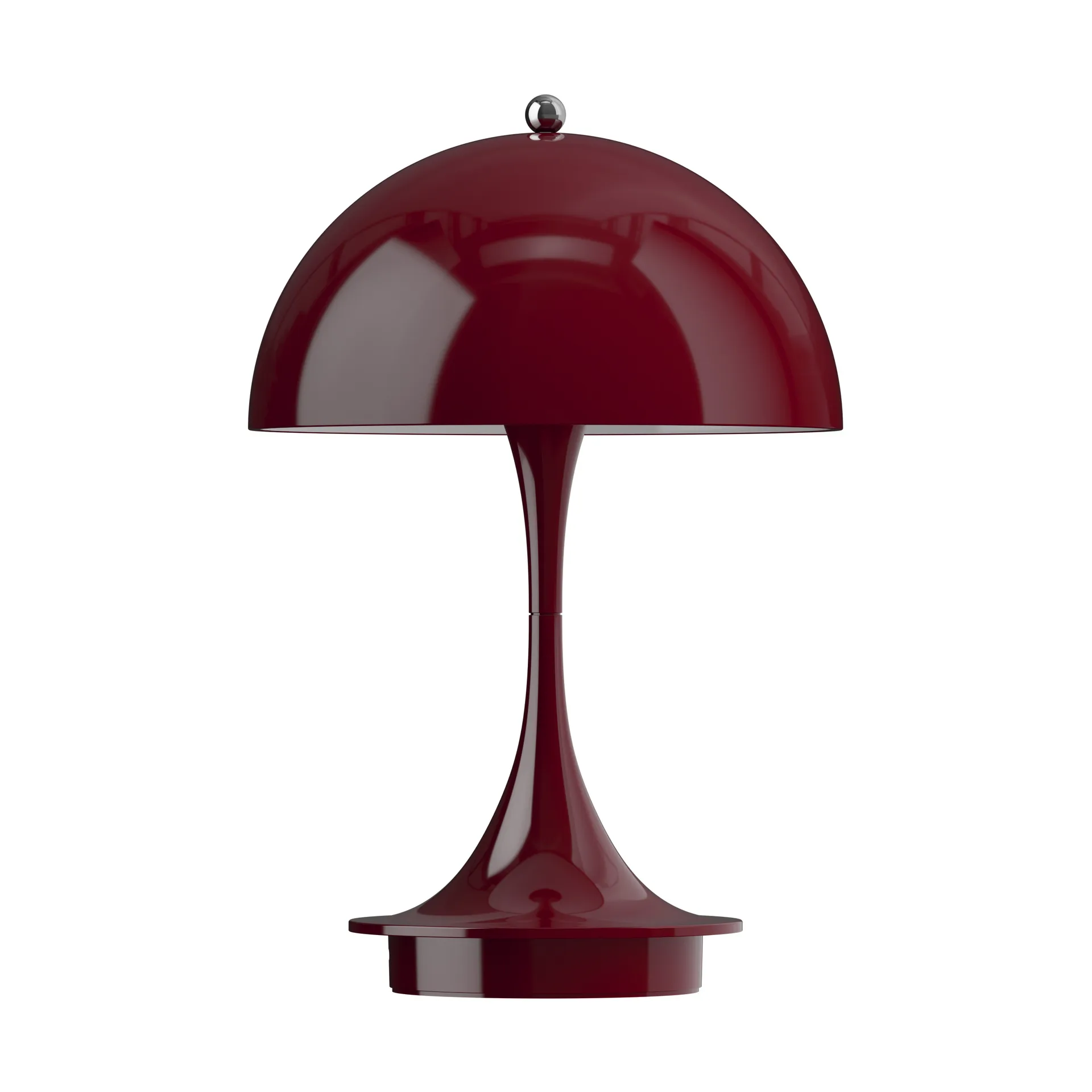 Louis Poulsen Panthella 160 Portable v3 pöytävalaisin Opaque burgundy
