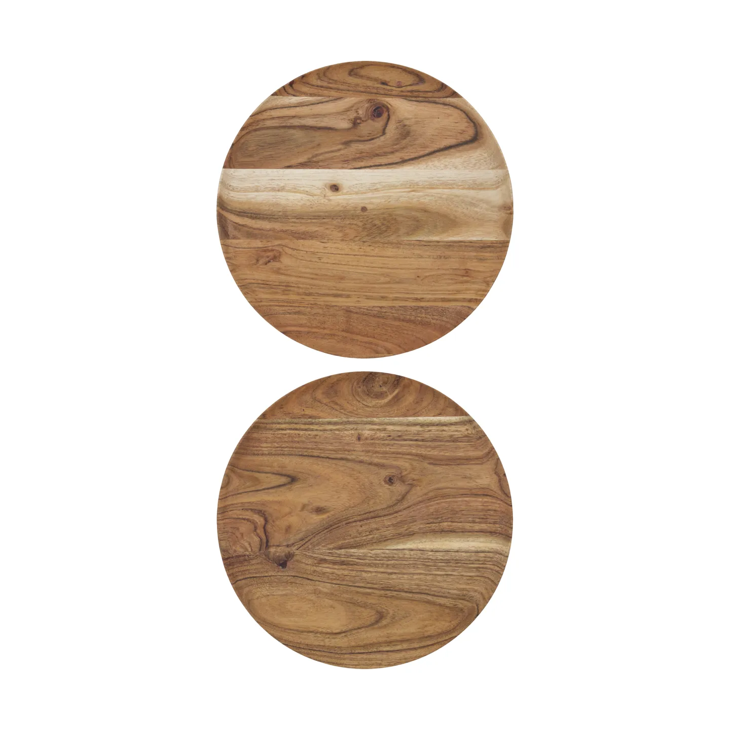 House Doctor Wood tarjotin Ø25 cm 2-pack. Luonto