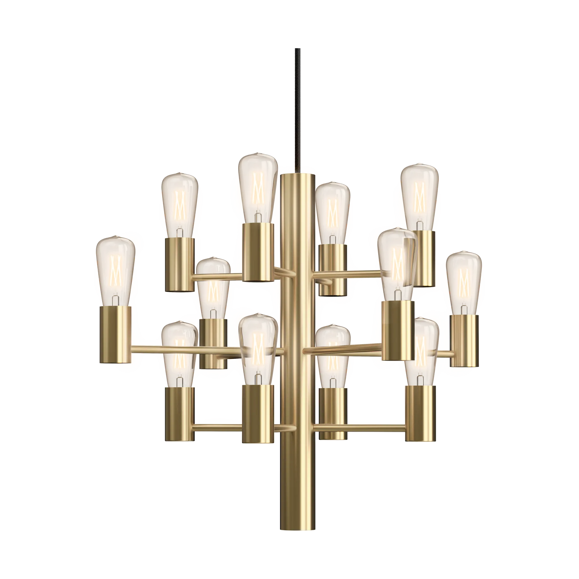Herstal Manola Mini 12 kattokruunu Satin-messinki