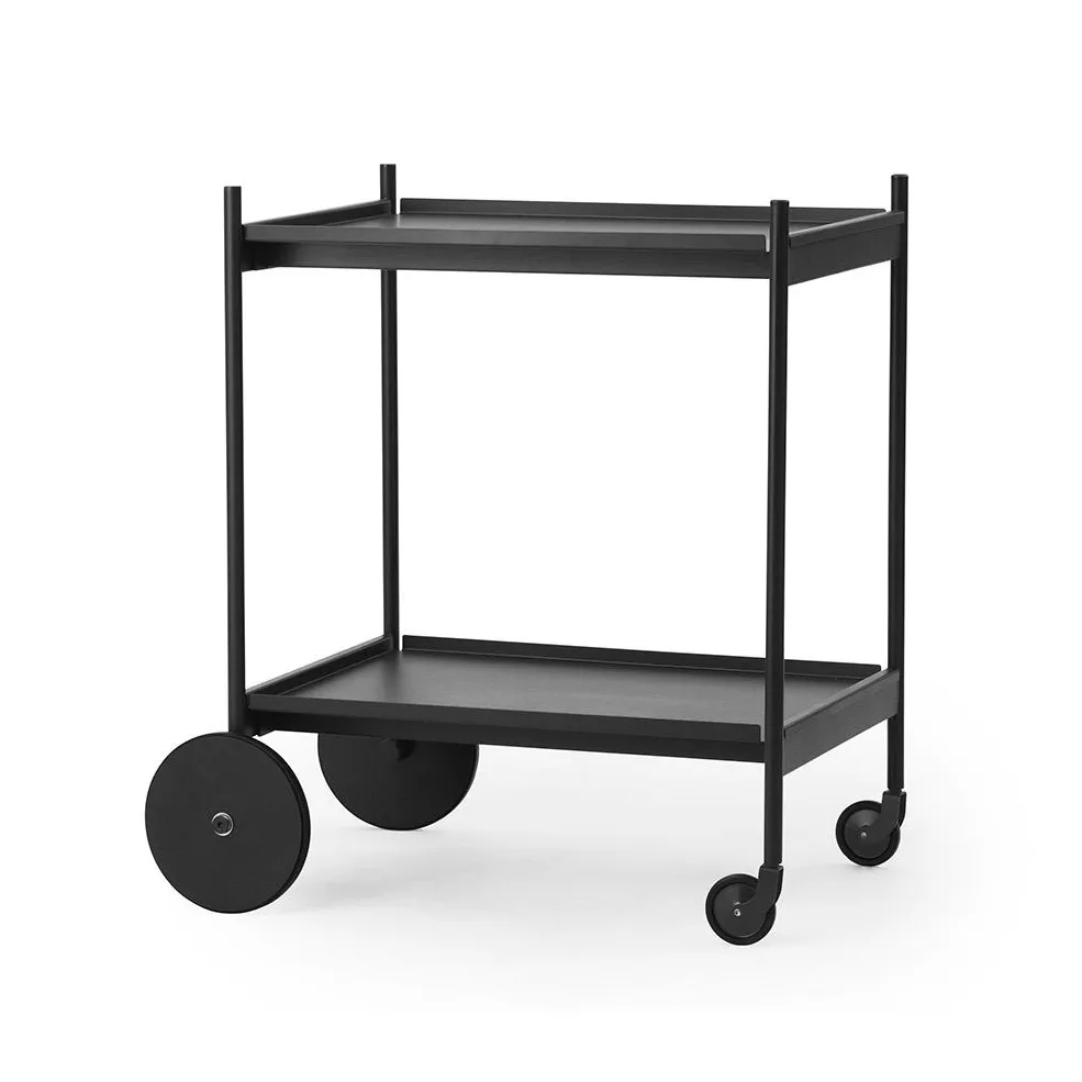 Normann Copenhagen Rul tarjoiluvaunu Musta