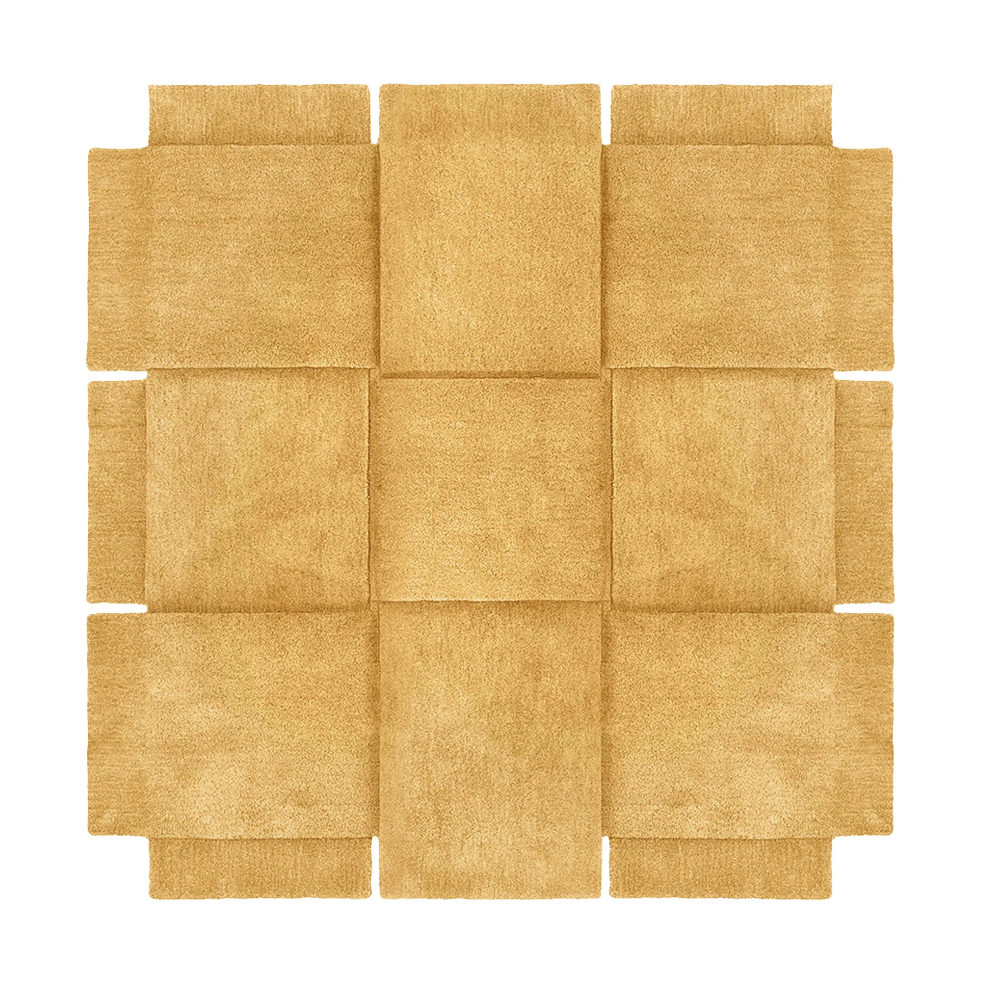 Design House Stockholm Basket matto yellow ochre 180x180 cm