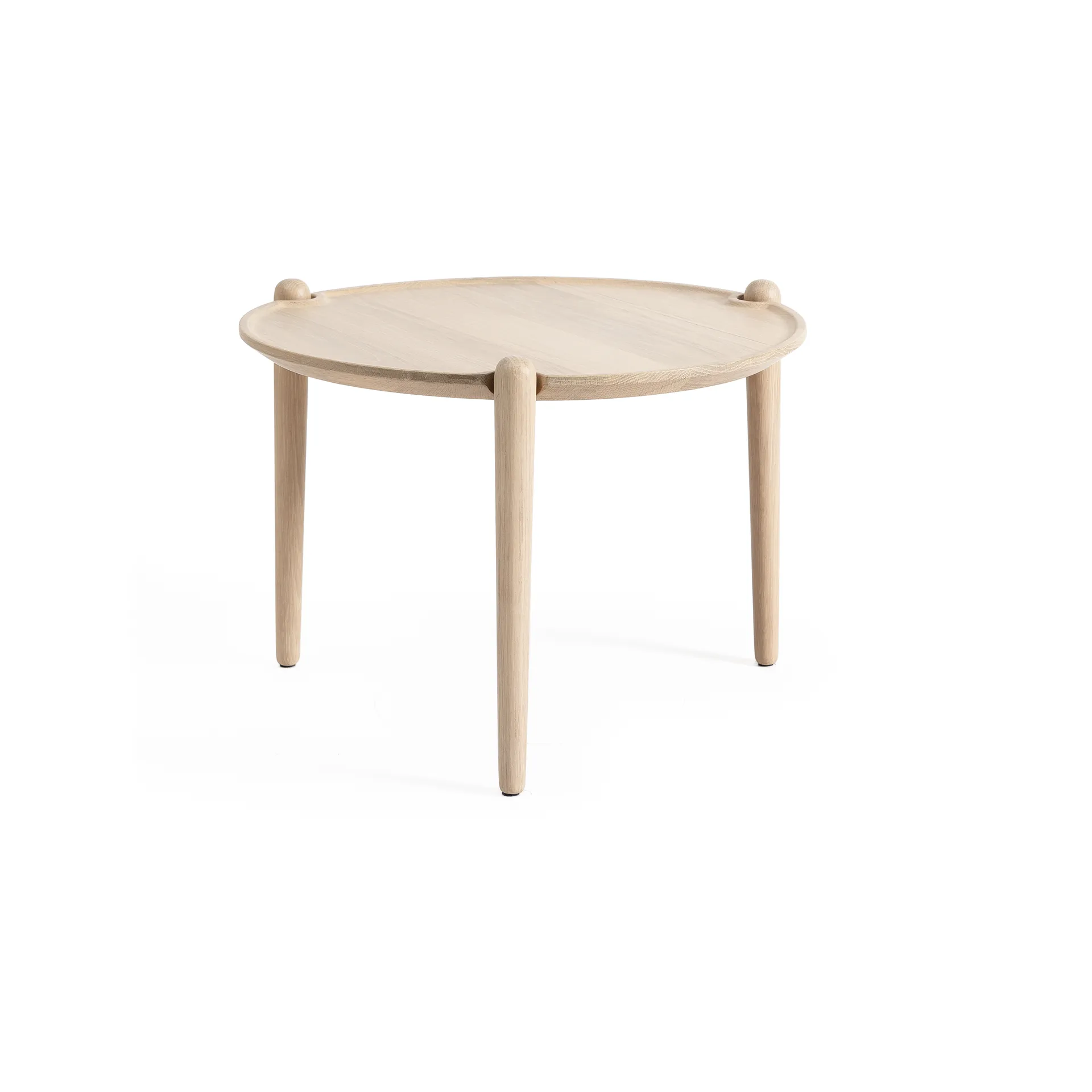 Design House Stockholm Aria soffbord Light oak, Ø50x37 cm