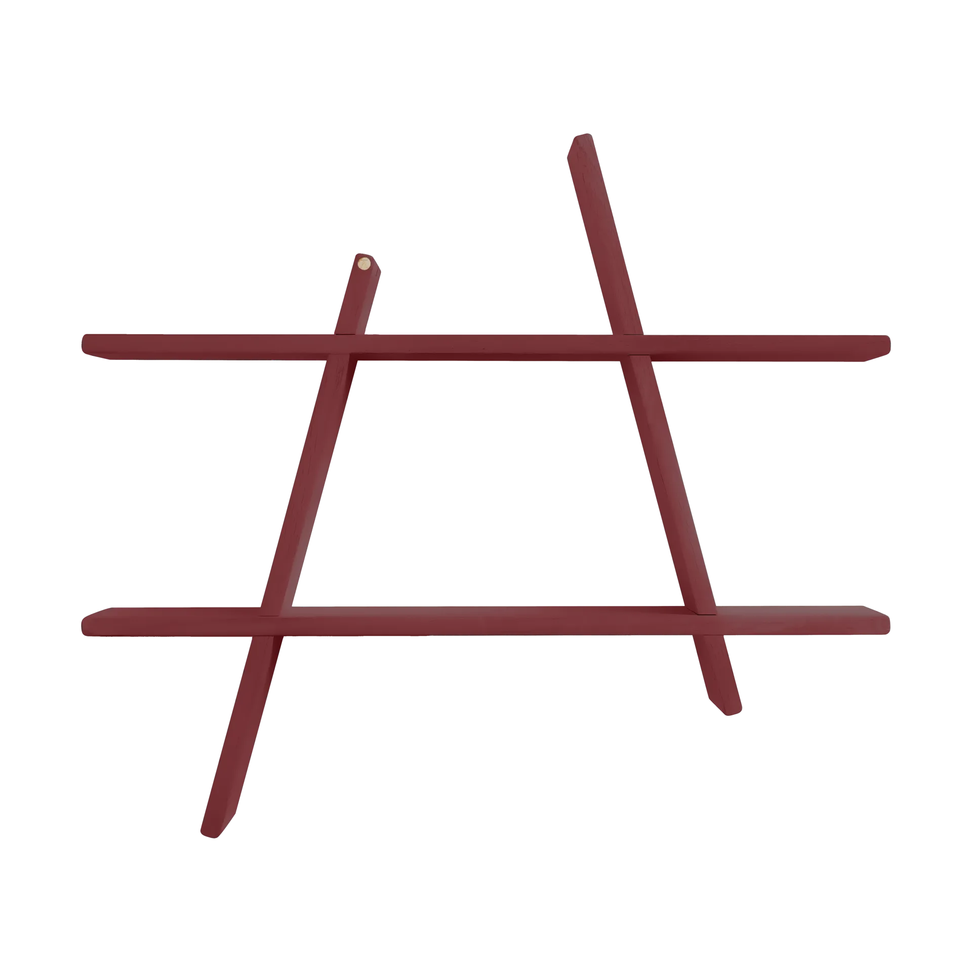 Andersen Furniture A-Shelf seinähylly Special Edition Wine red L 78x12x67 cm