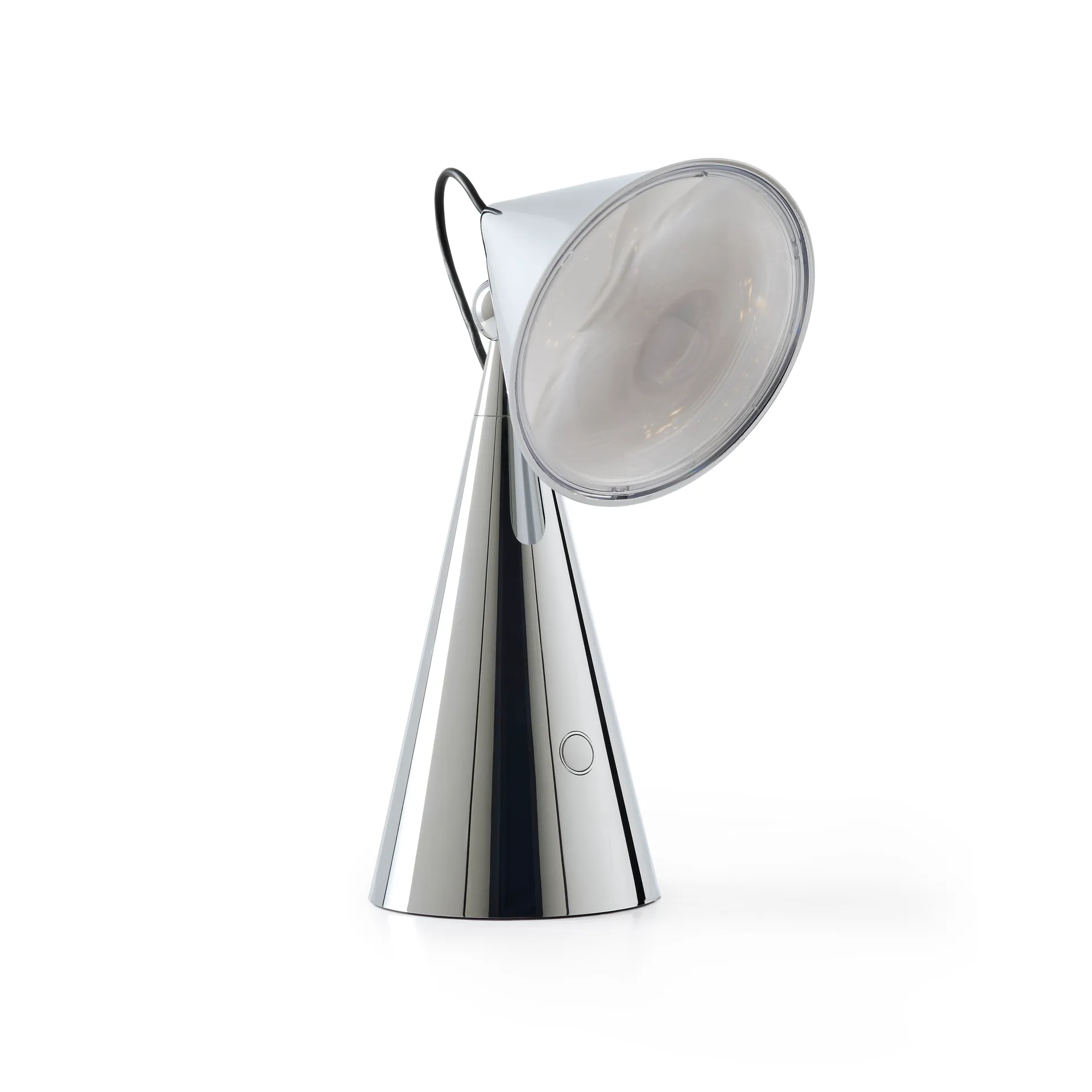Tom Dixon Pose Portable LED pöytävalaisin Hopea