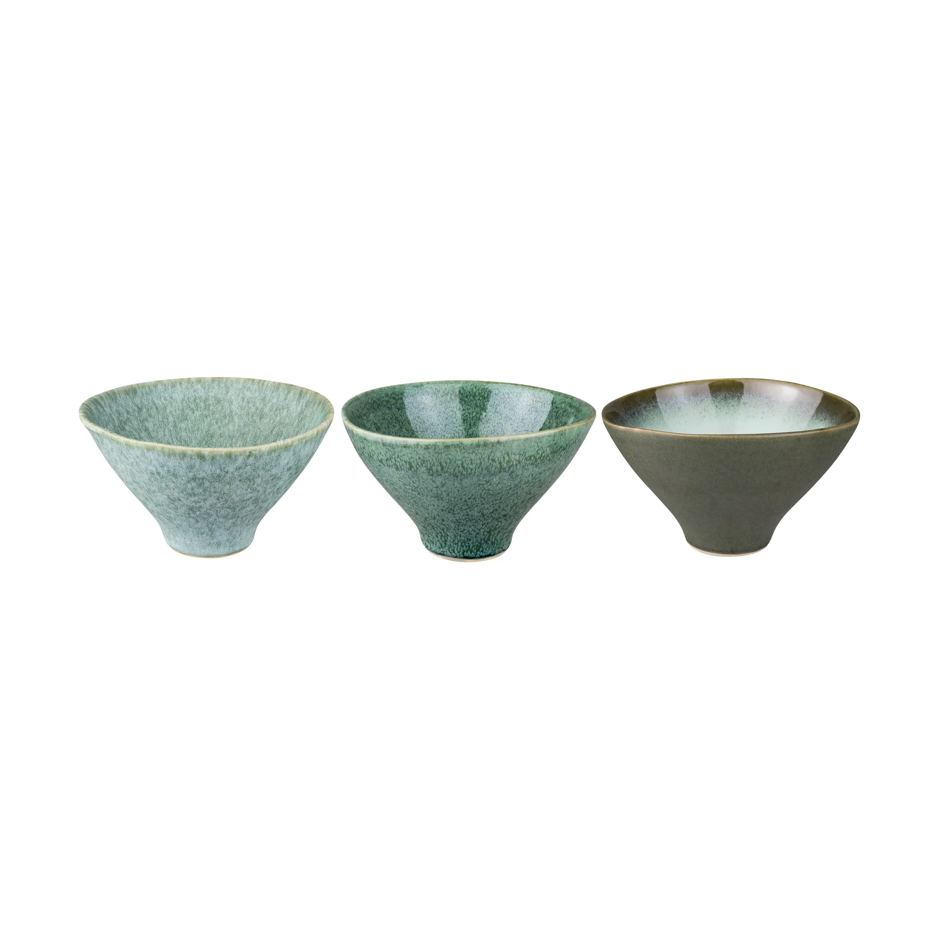Mette Ditmer Elements kulho medium Ø15,5 cm 3 kappaletta Vihreä