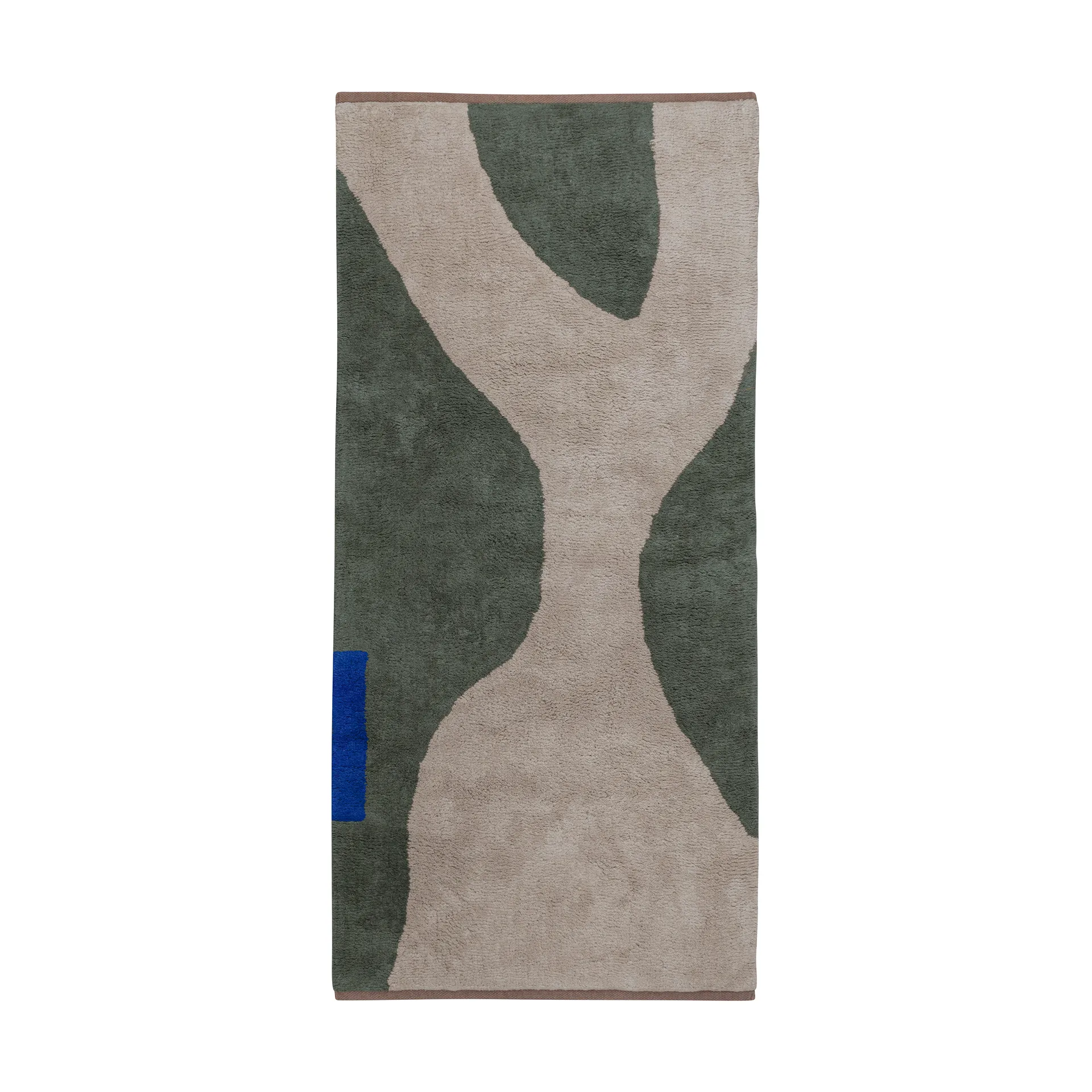 Mette Ditmer Figura matto Dark olive, 50x80 cm