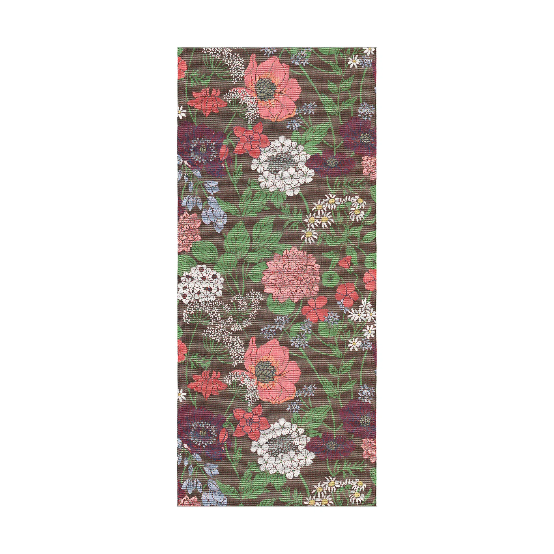 Ekelund Linneväveri Blomsterfång pöytäliina 35x80 cm Monivärinen
