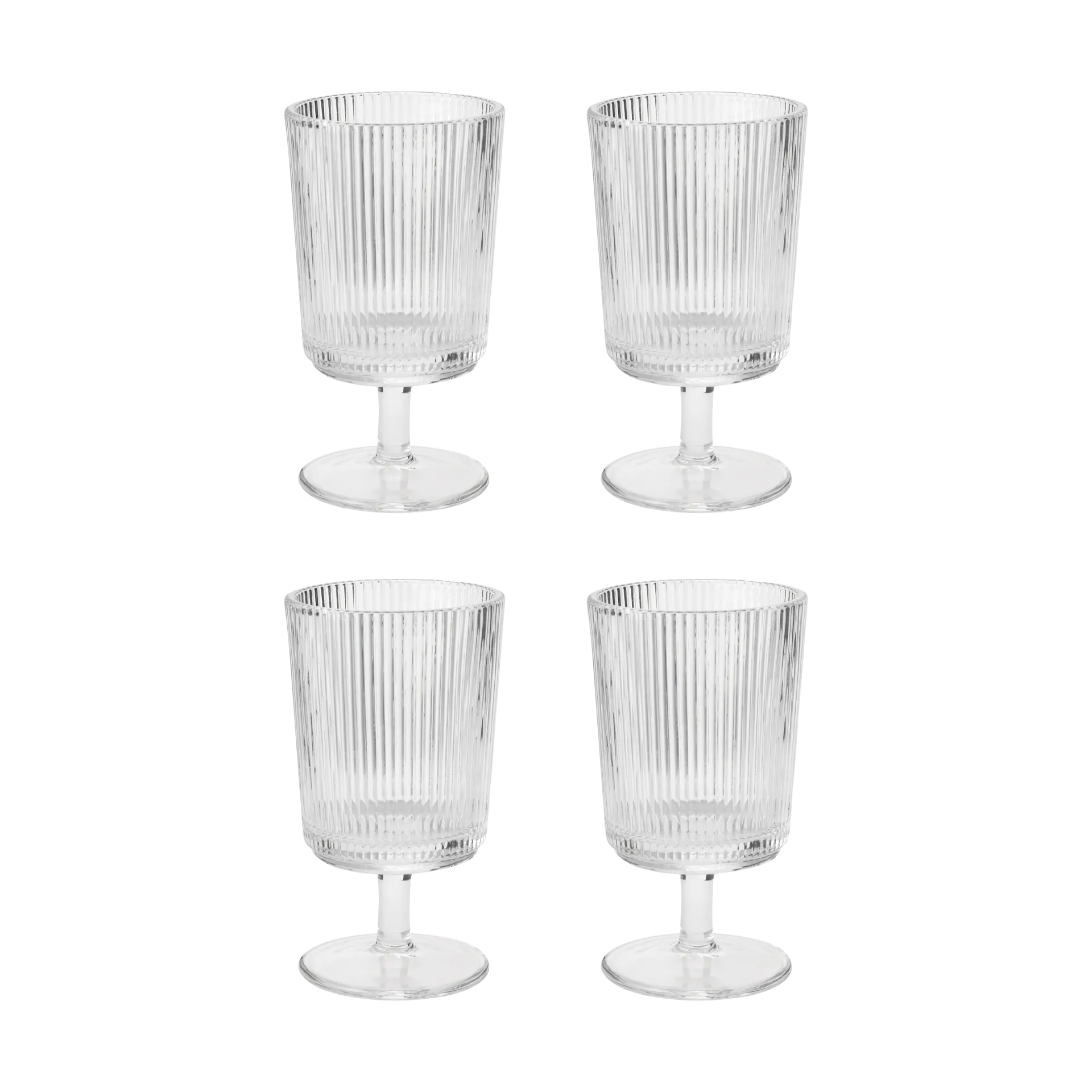 Stelton Pilastro viinilasi 18 cl 4-pack Kirkas