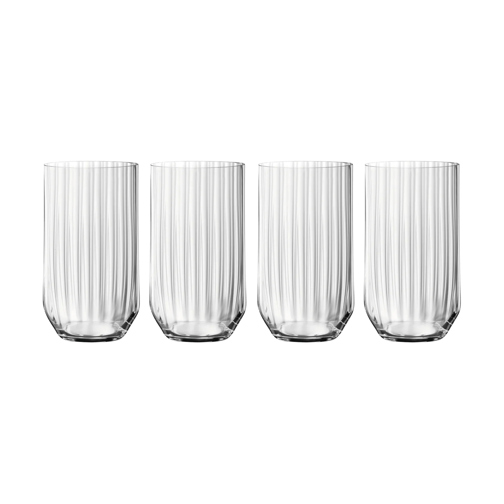 Spiegelau Linear long drink -lasi 44,5 cl 4-pack Kirkas