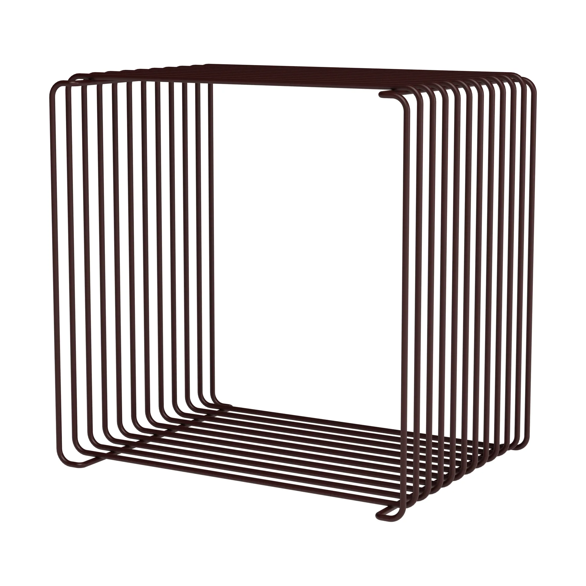 Montana Panton Wire Single hylly 34,8x34,8x25,7 cm Musta punainen