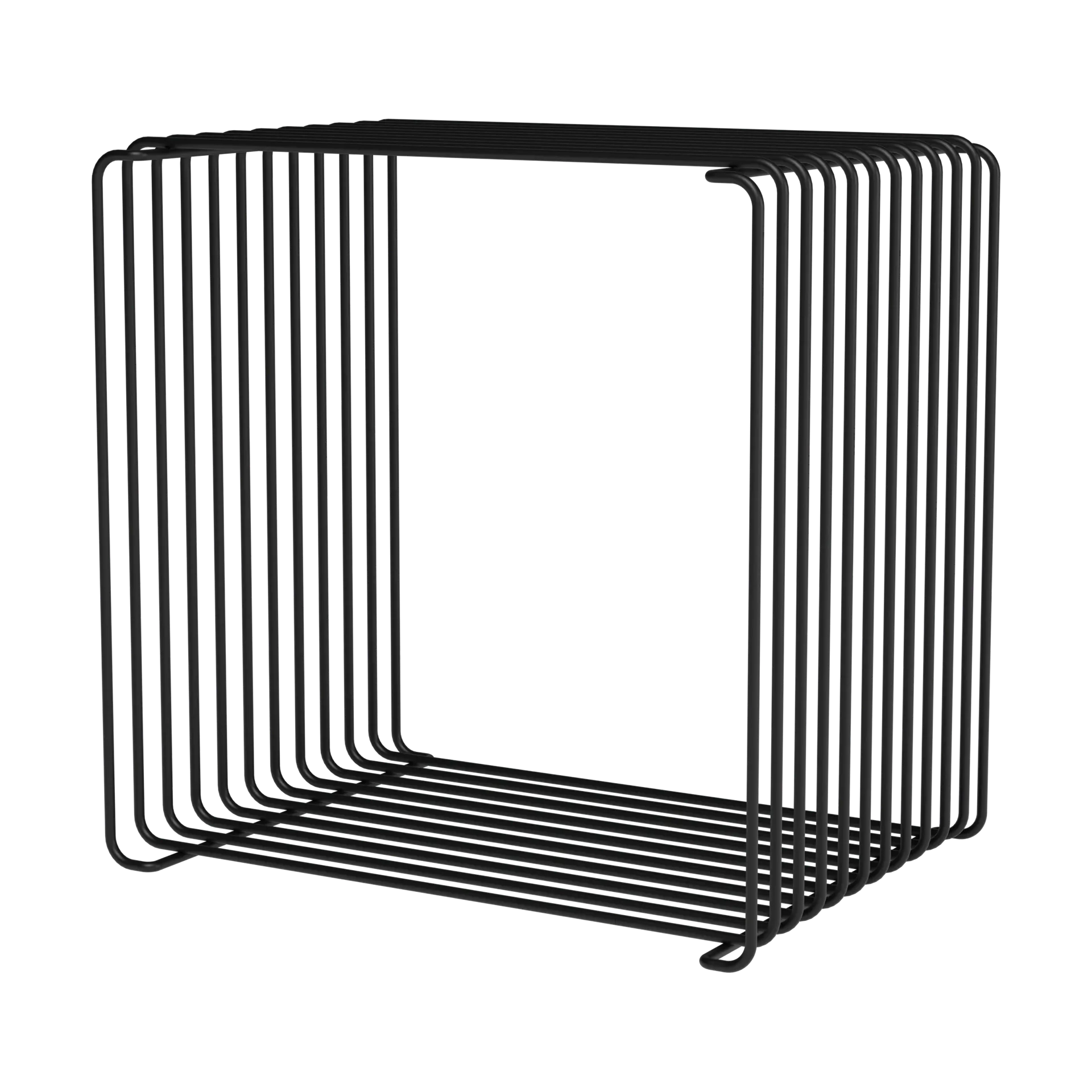 Montana Panton Wire Single hylly 34,8x34,8x25,7 cm Musta