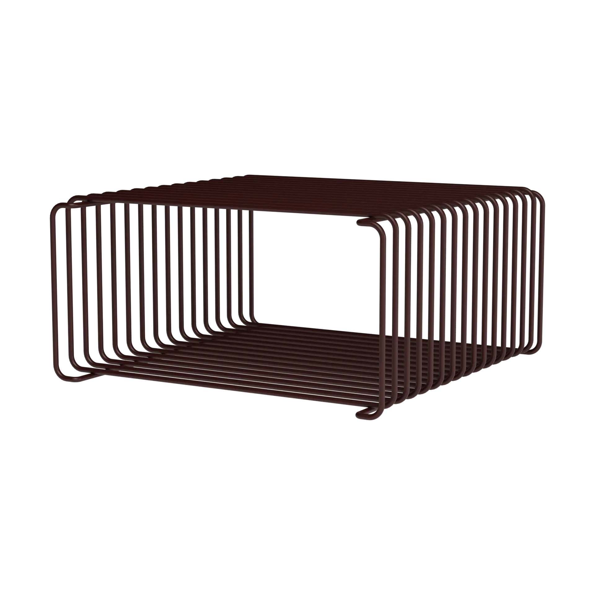 Montana Panton Wire puoli korkea hylly 34,8x17,2x34,8 cm Musta punainen